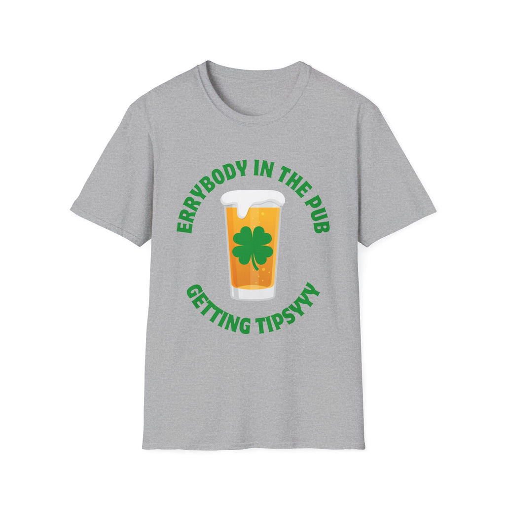 Funny St. Patrick’s Day Shirt Irish Beer Pub Tee Getting Tipsy Unisex T-Shirt