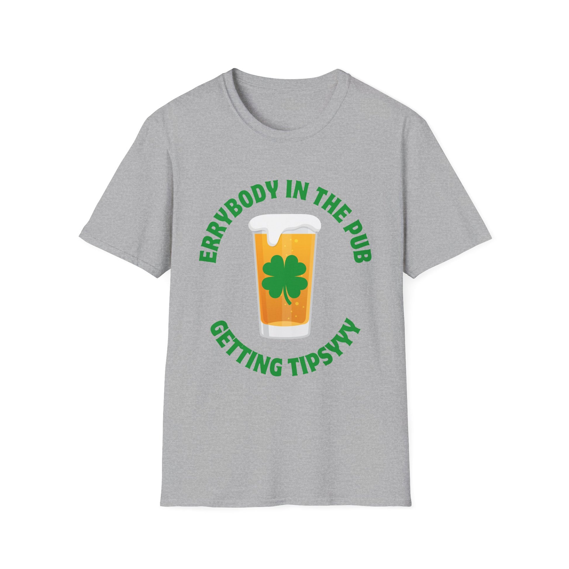 Funny St. Patrick’s Day Shirt Irish Beer Pub Tee Getting Tipsy Unisex T-Shirt