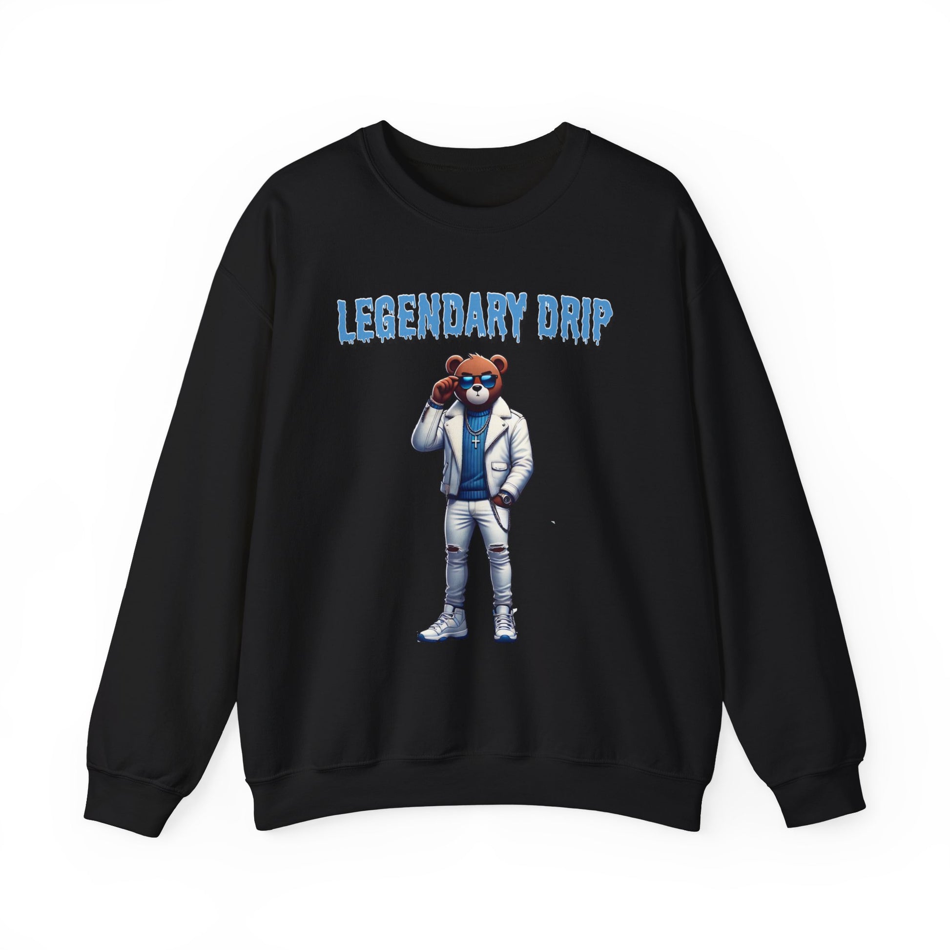 Retro 11 Jordan Legend Blue Sweatshirt, Unisex Crewneck Jumper Pullover Sweater