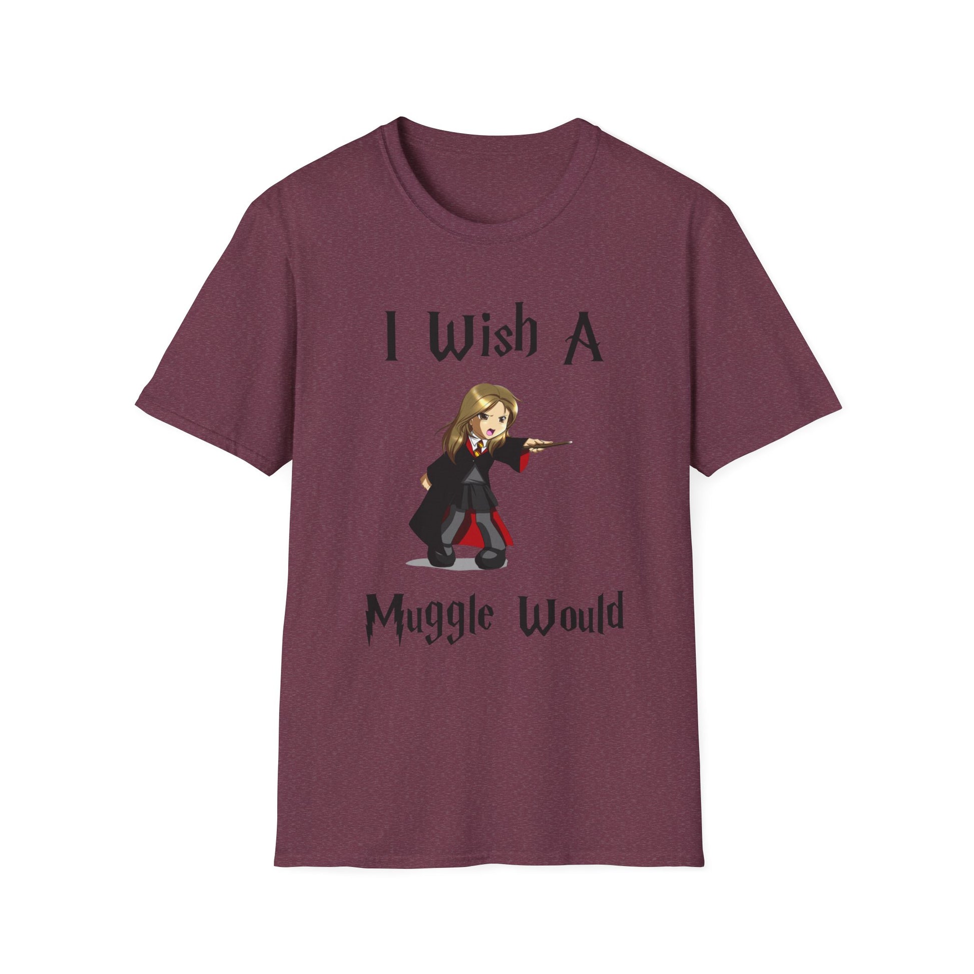 I Wish A Muggle Would Harry Potter Wizarding World T-Shirt Tee Unisex Shirt Soft