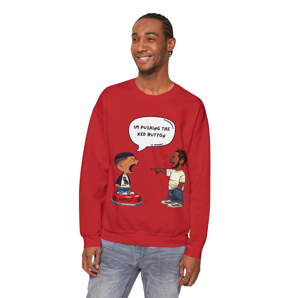 Kendrick Lamar Drake Graphic Sweater Hip Hop Crewneck Merch Not Like Streetwear