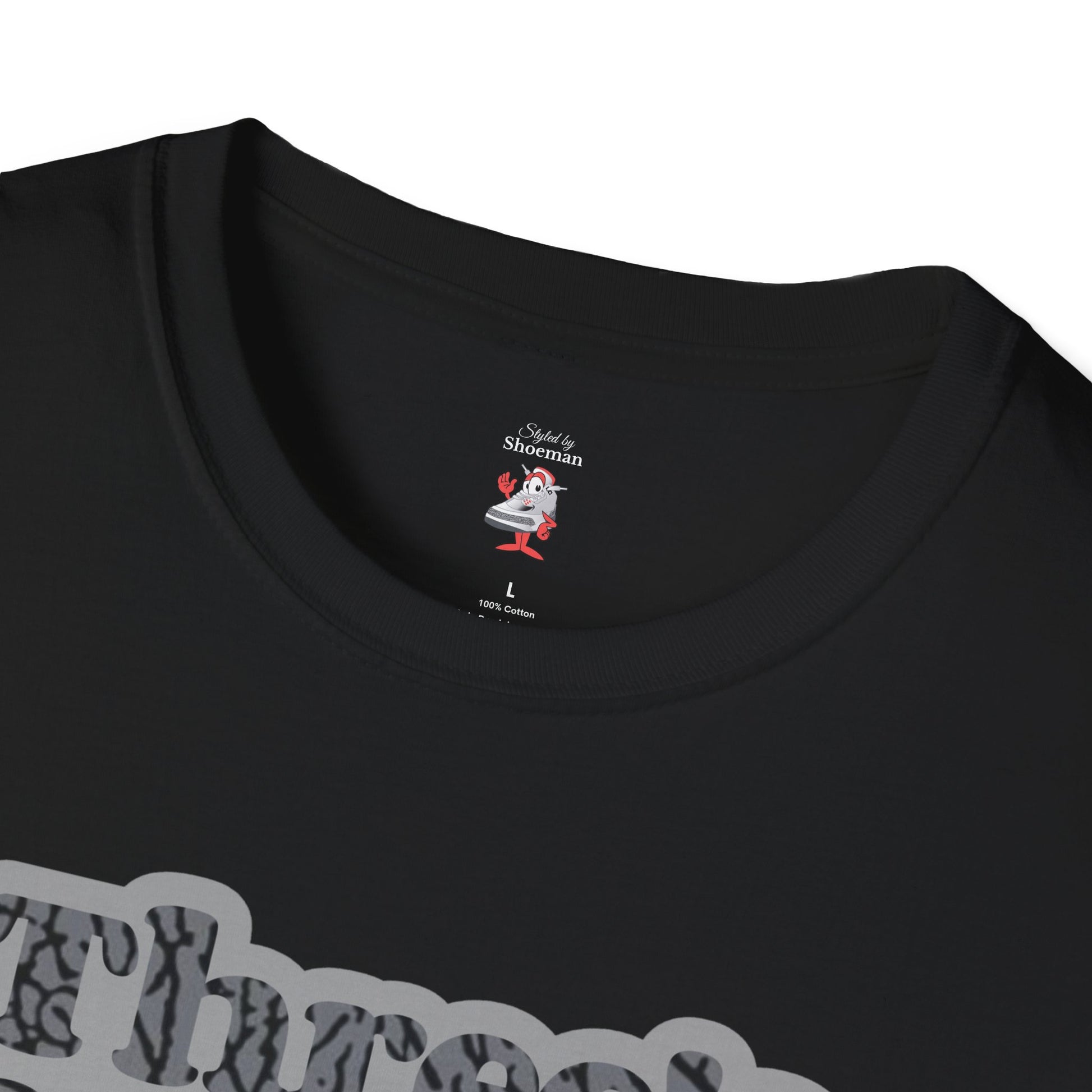 Three's Company Matching Shirt For Jordan Retro 3 Black Cat Unisex T-Shirt Nike