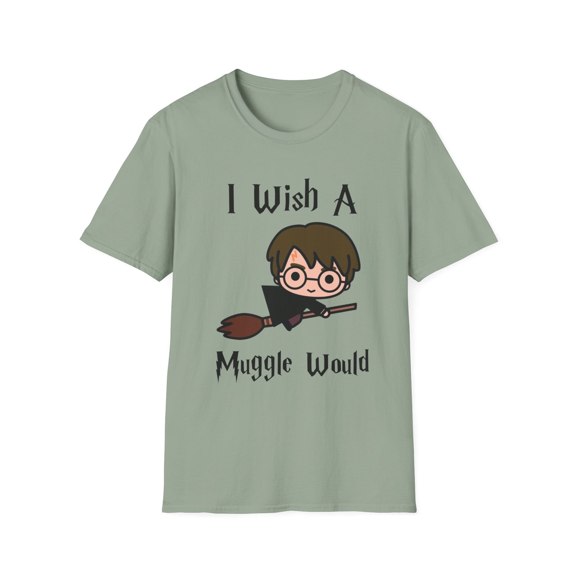I Wish A Muggle Would Harry Potter Wizarding World T-Shirt Tee Unisex Shirt Soft