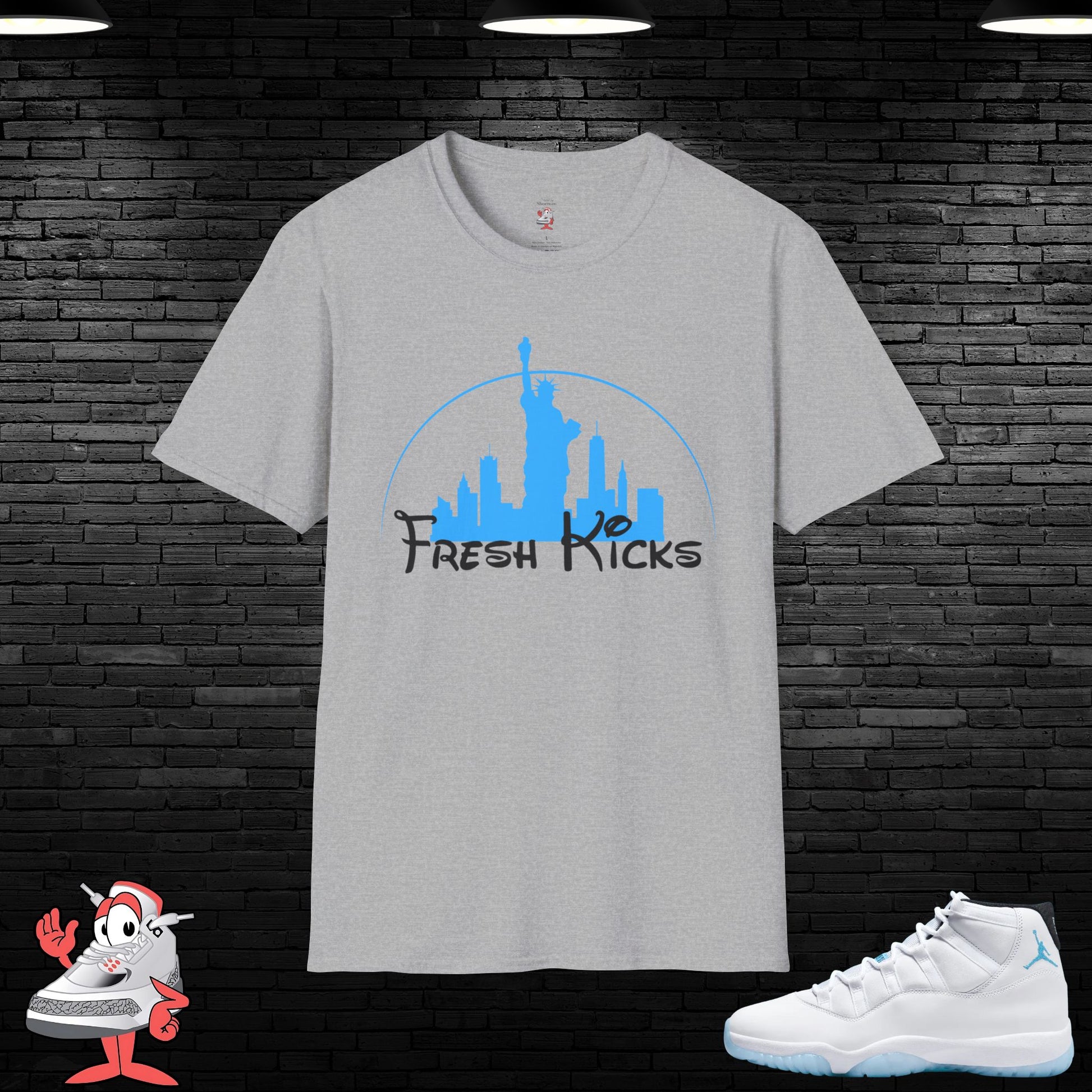 Air Jordan Retro 11 Legend Blue Matching Tee Unisex Fresh Kicks XI Graphic Shirt