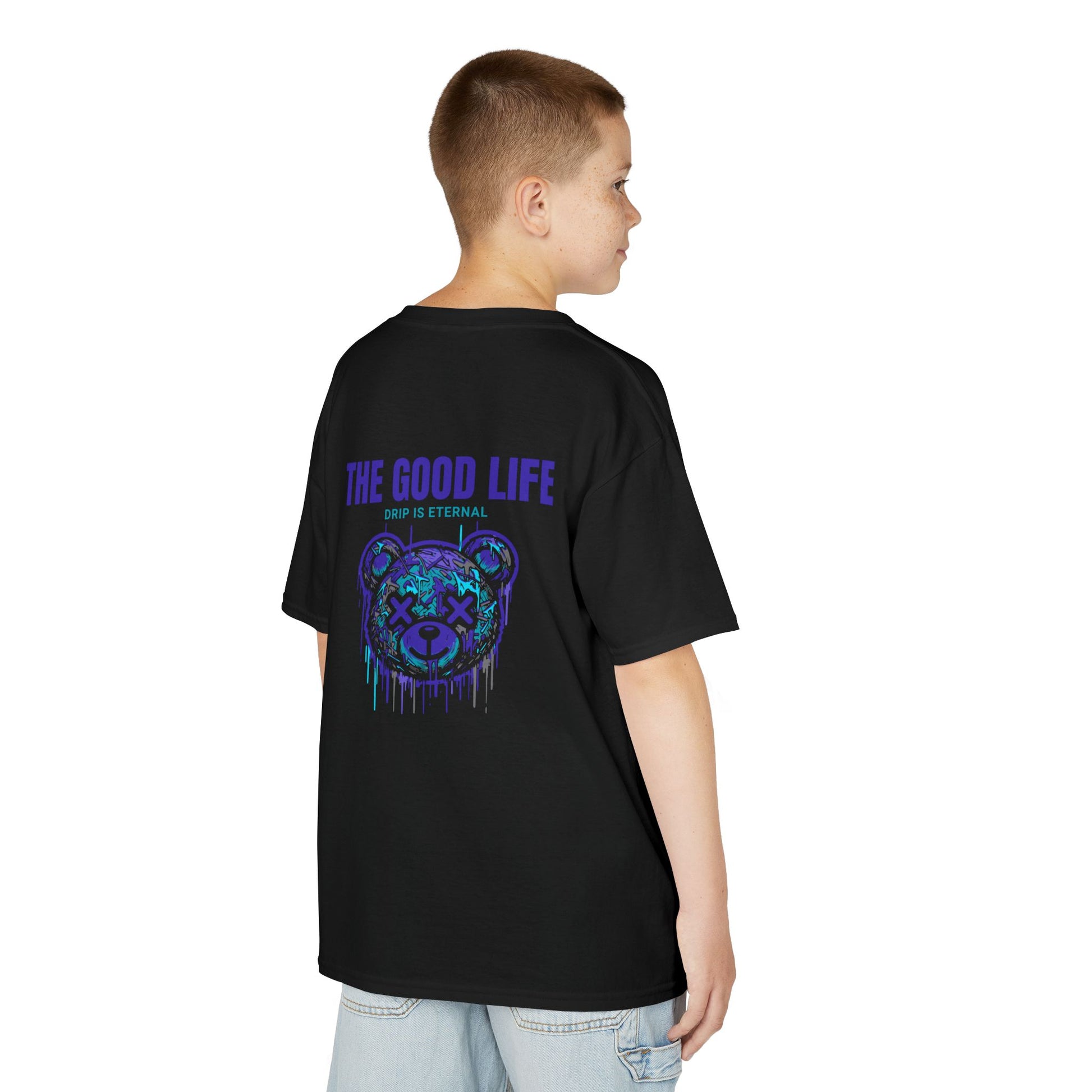 Kids Matching Shirt Nike Air Jordan Retro 8 Aqua Black Purple Sneaker Match Tee
