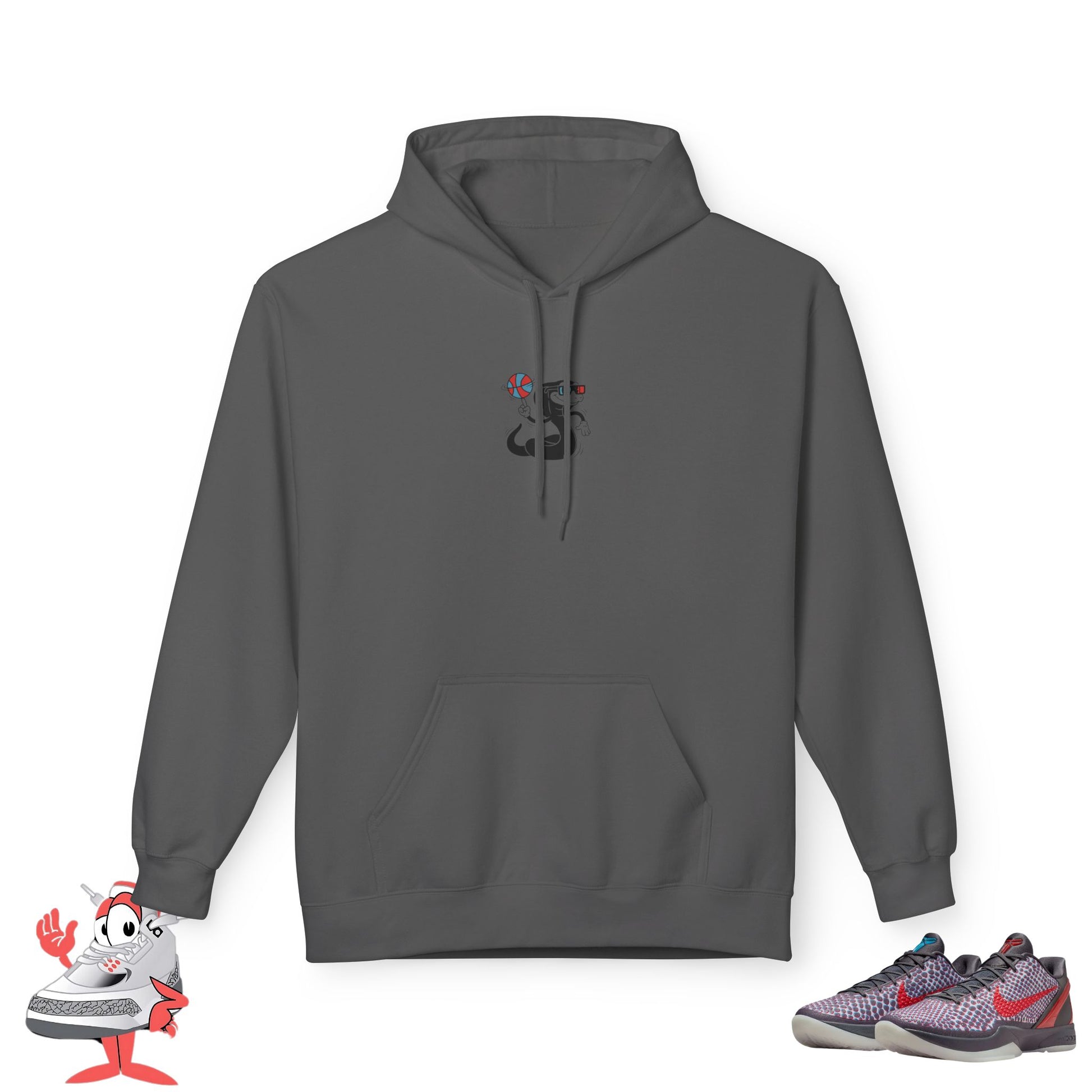 Mamba Vision Hoodie 3D Hollywood to Match Nike Kobe 6 VI All-Star Sweater Tee