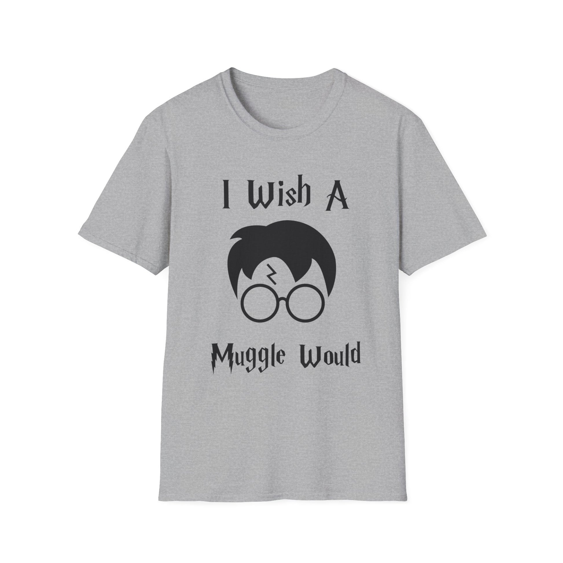I Wish A Muggle Would Harry Potter Wizarding World T-Shirt Tee Unisex Shirt Soft