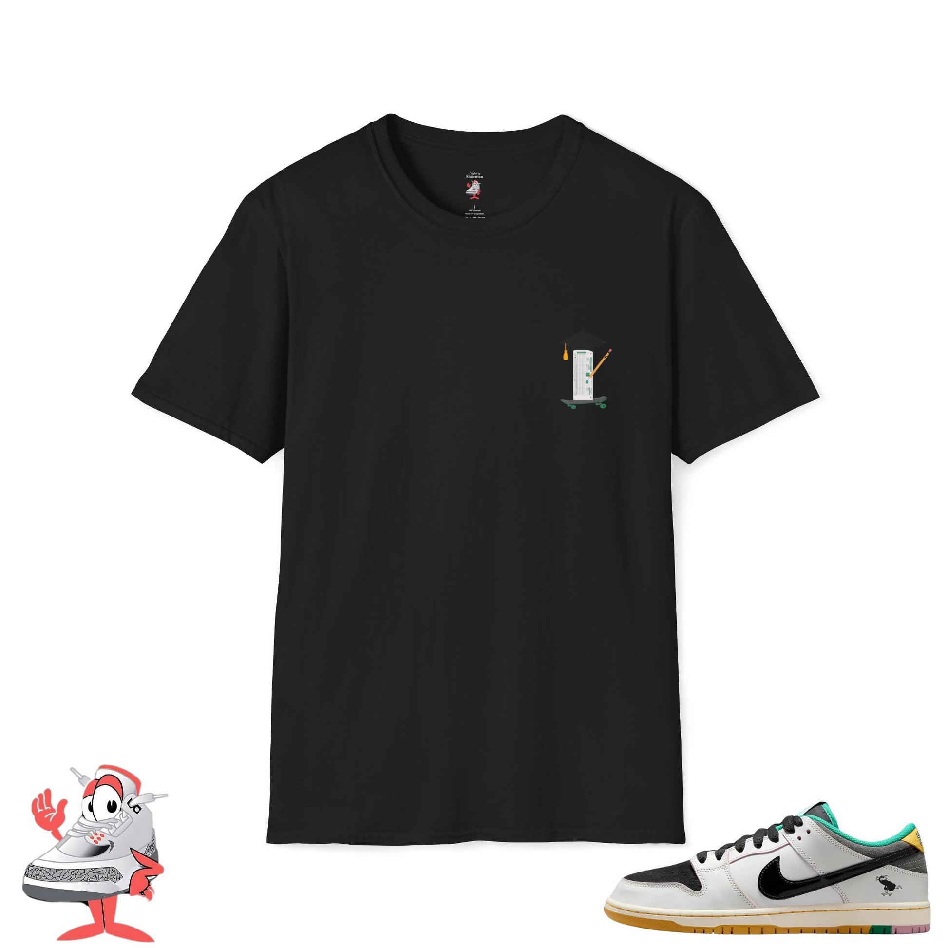 Matching Shirt For Nike Dunk SB Low X CSEF Keep Pushing Skateboarding Streetwear