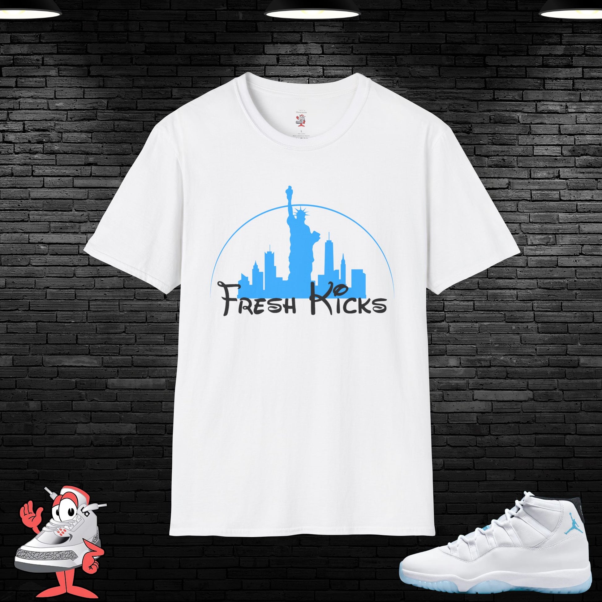 Air Jordan Retro 11 Legend Blue Matching Tee Unisex Fresh Kicks XI Graphic Shirt