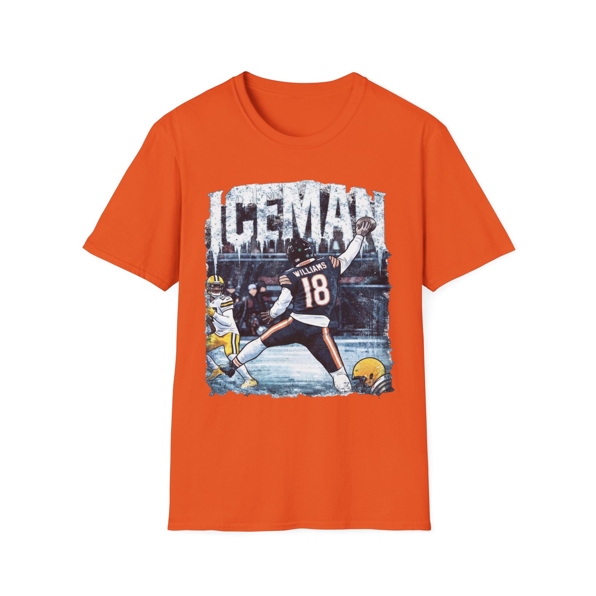 Caleb Williams Iceman Chicago Bears Football Fan T-Shirt Viral Playoff NFL Tee