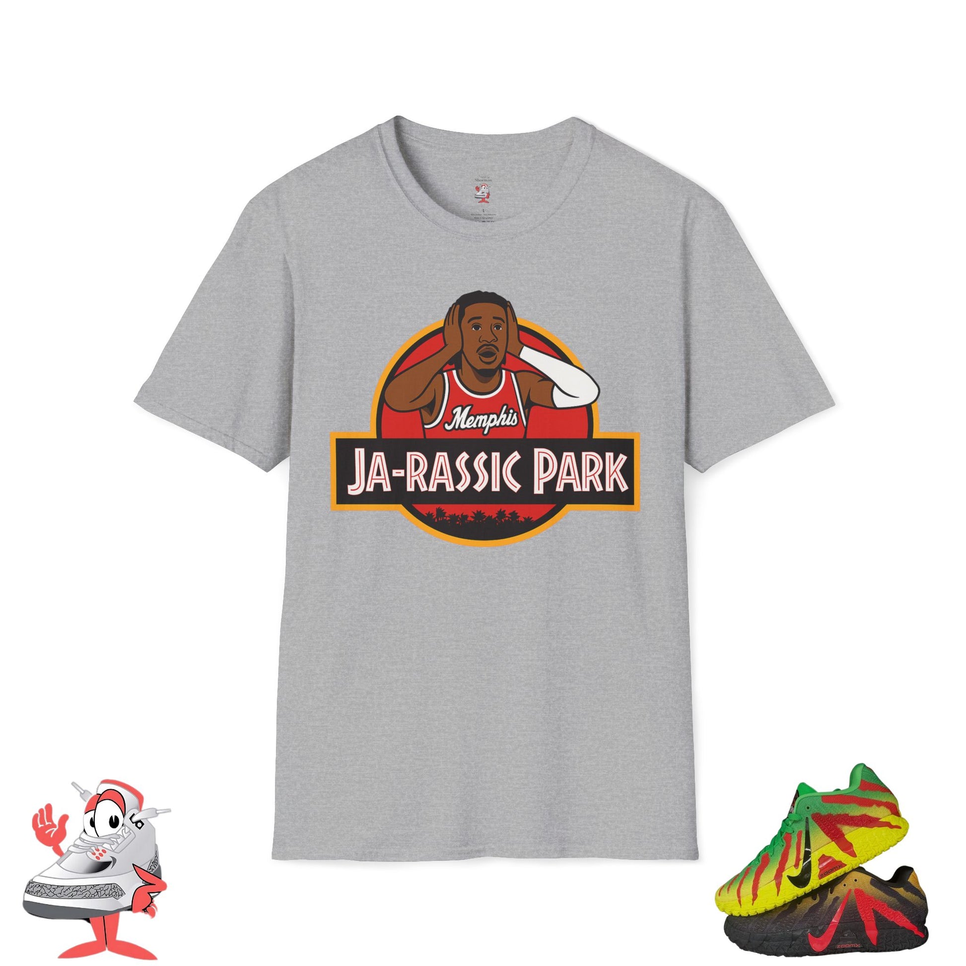 Matching Shirt For Nike Ja 3 Ja-Rassic Park Green Spark Jurassic Sneaker Match