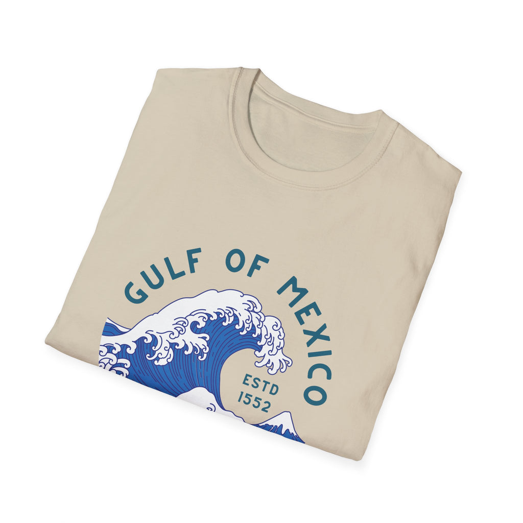 Gulf of Mexico Surfing Club T-Shirt Vintage Wave Graphic Tee Anti Trump Shirt