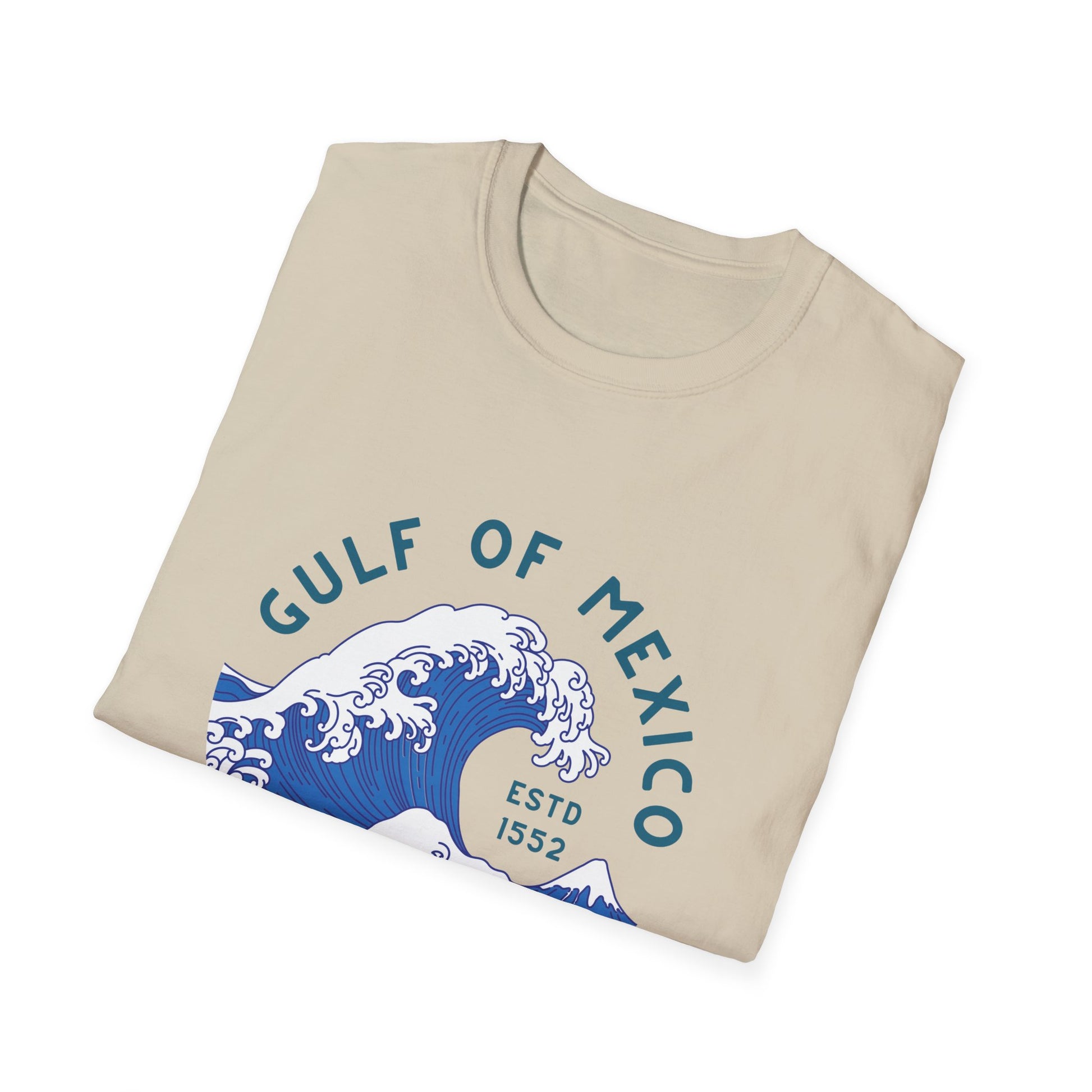 Gulf of Mexico Surfing Club T-Shirt Vintage Wave Graphic Tee Anti Trump Shirt