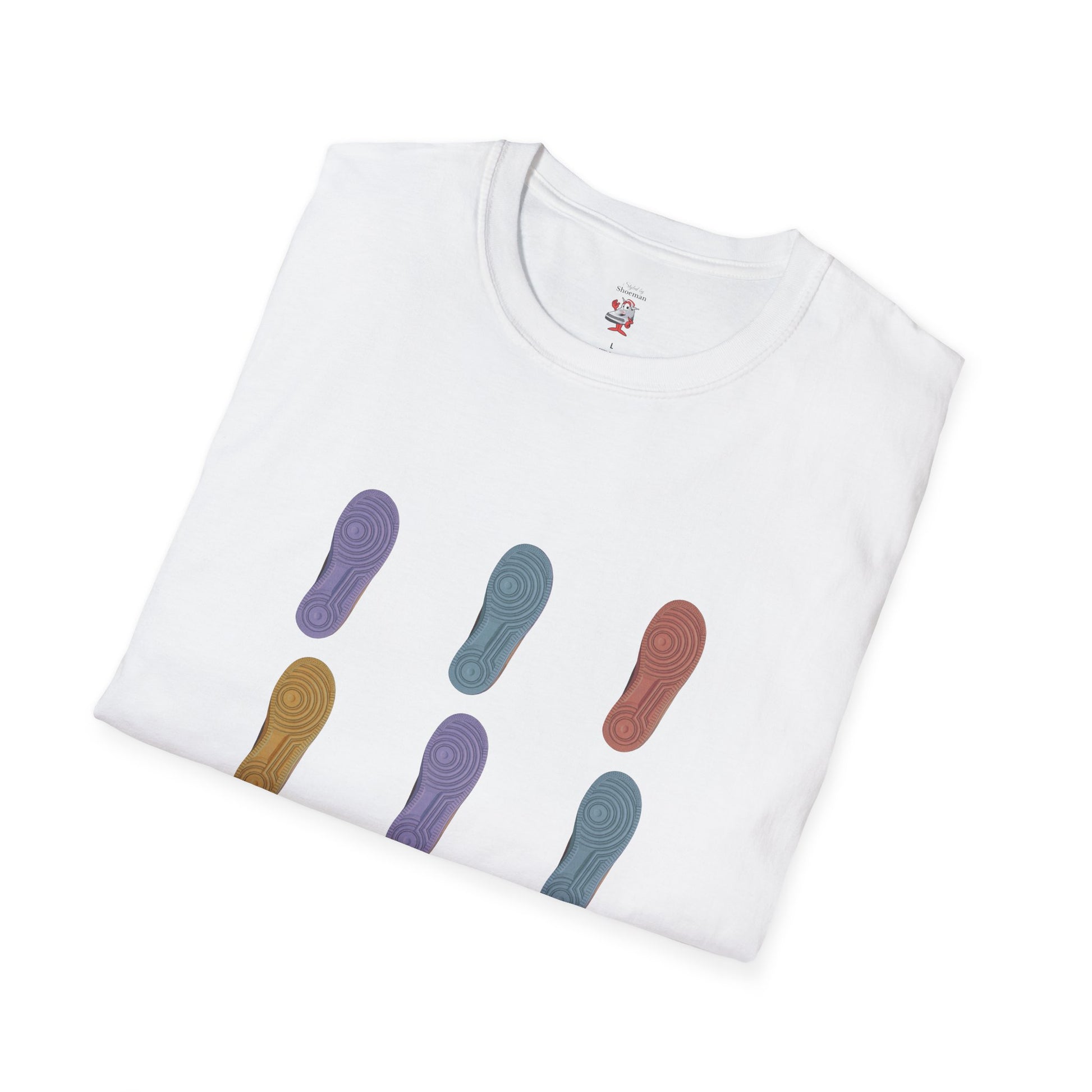 Matching Shirt for Nike Air Force 1 Low Easter Pastel Sole T-Shirt Colorful AF1