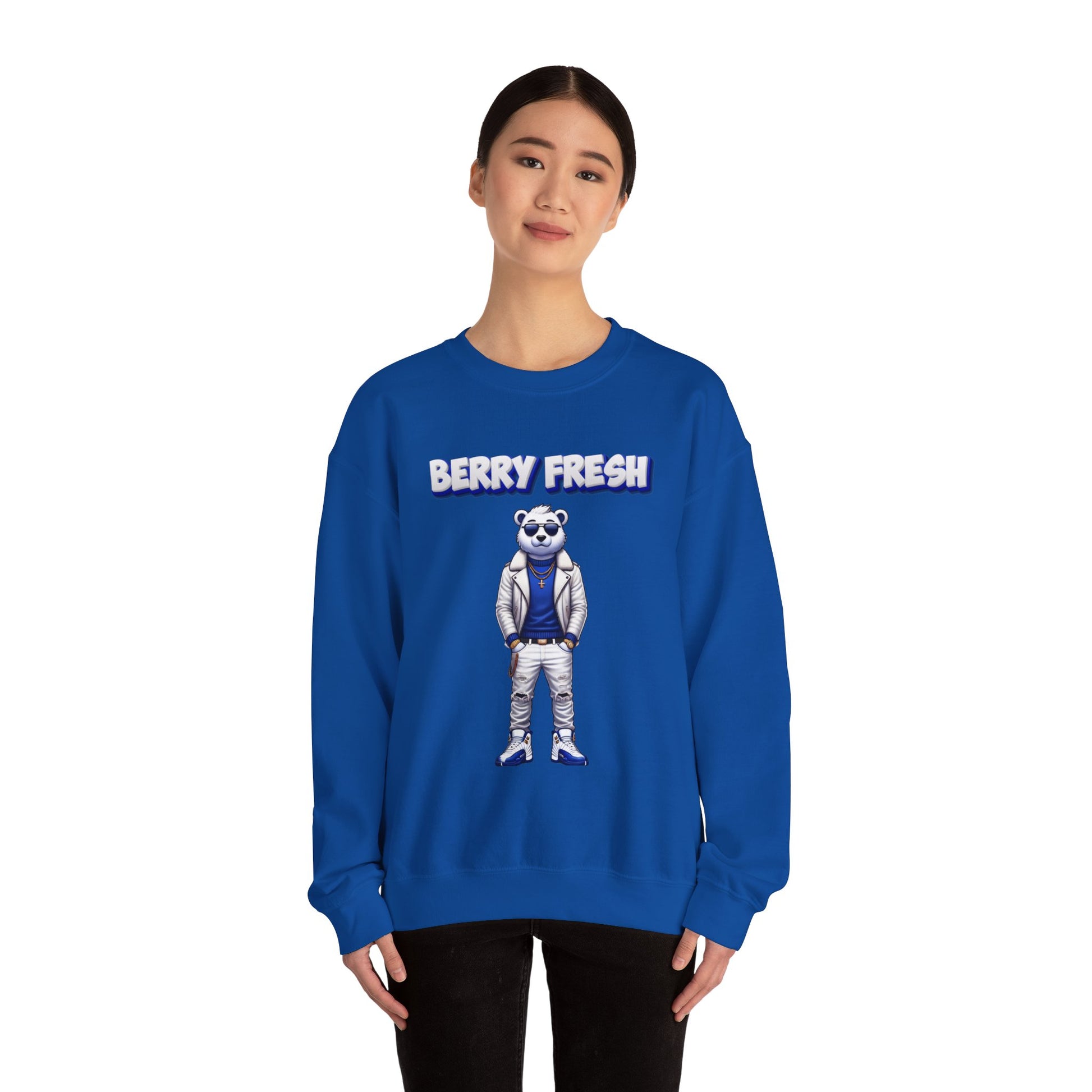 Blueberry Retro 12 Crewneck Sweatshirt Jordan Inspired Jumper Sweater Streetwear