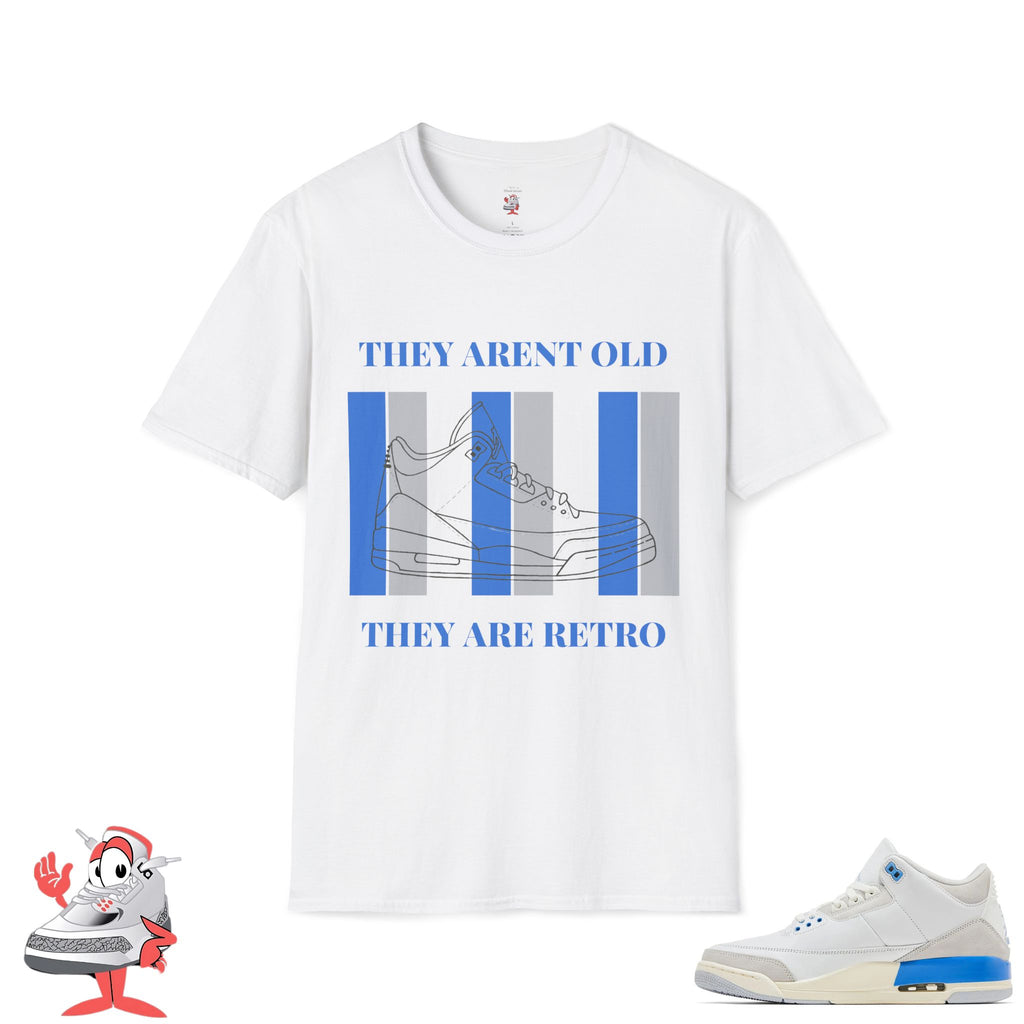 Air Jordan Retro 3 Lucky Shorts Matching Shirt Not Old Retro Tee Nike White Blue