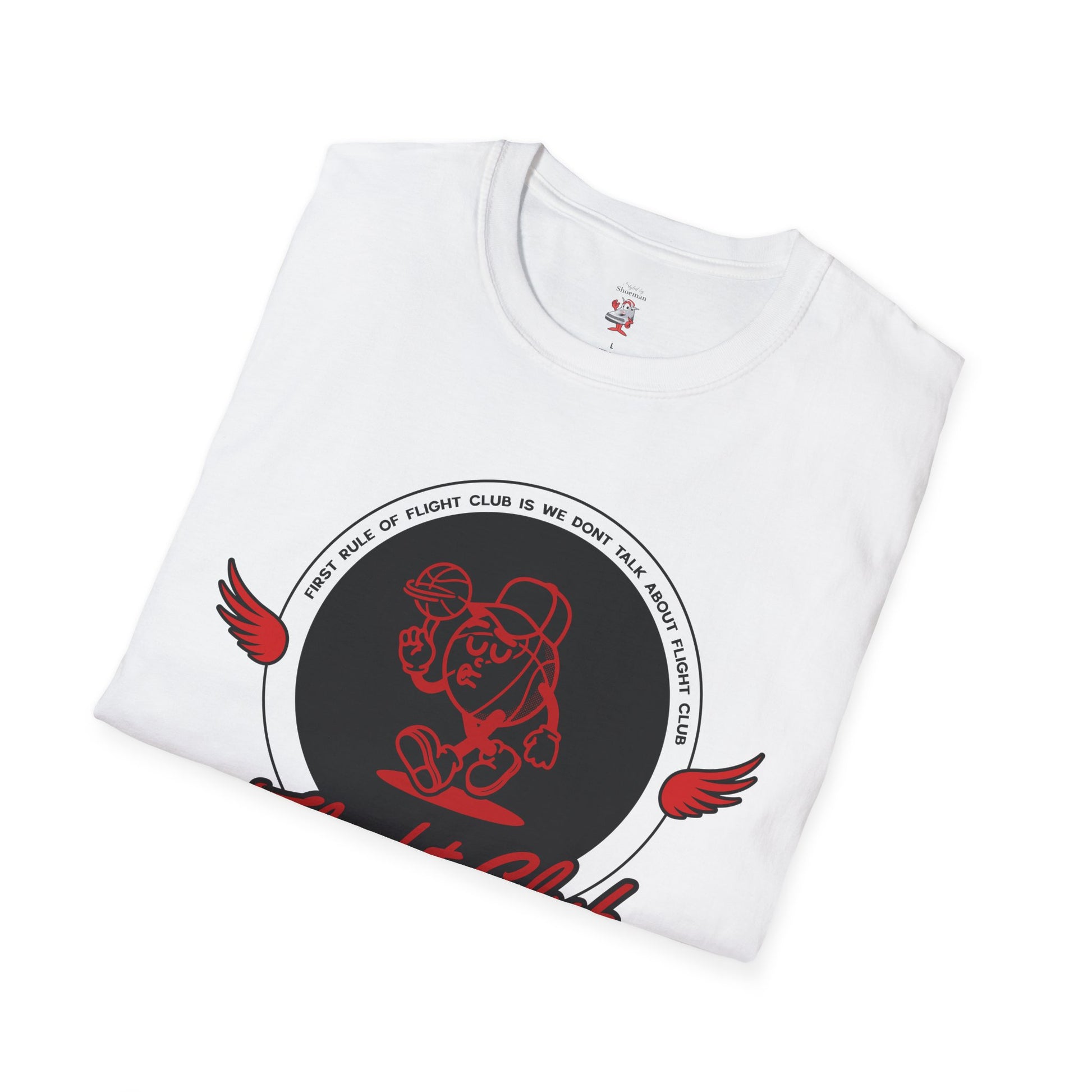 Matching Shirt For Air Jordan Retro 4 Flight Club White Black Red Sneaker Match