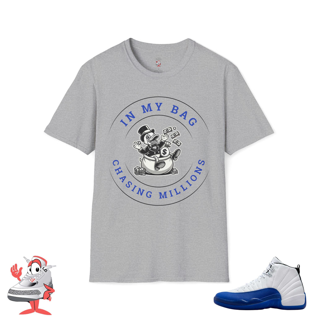 In My Bag Matching Jordan Retro 12 Blueberry Royal Blue Graphic T-Shirt Unisex