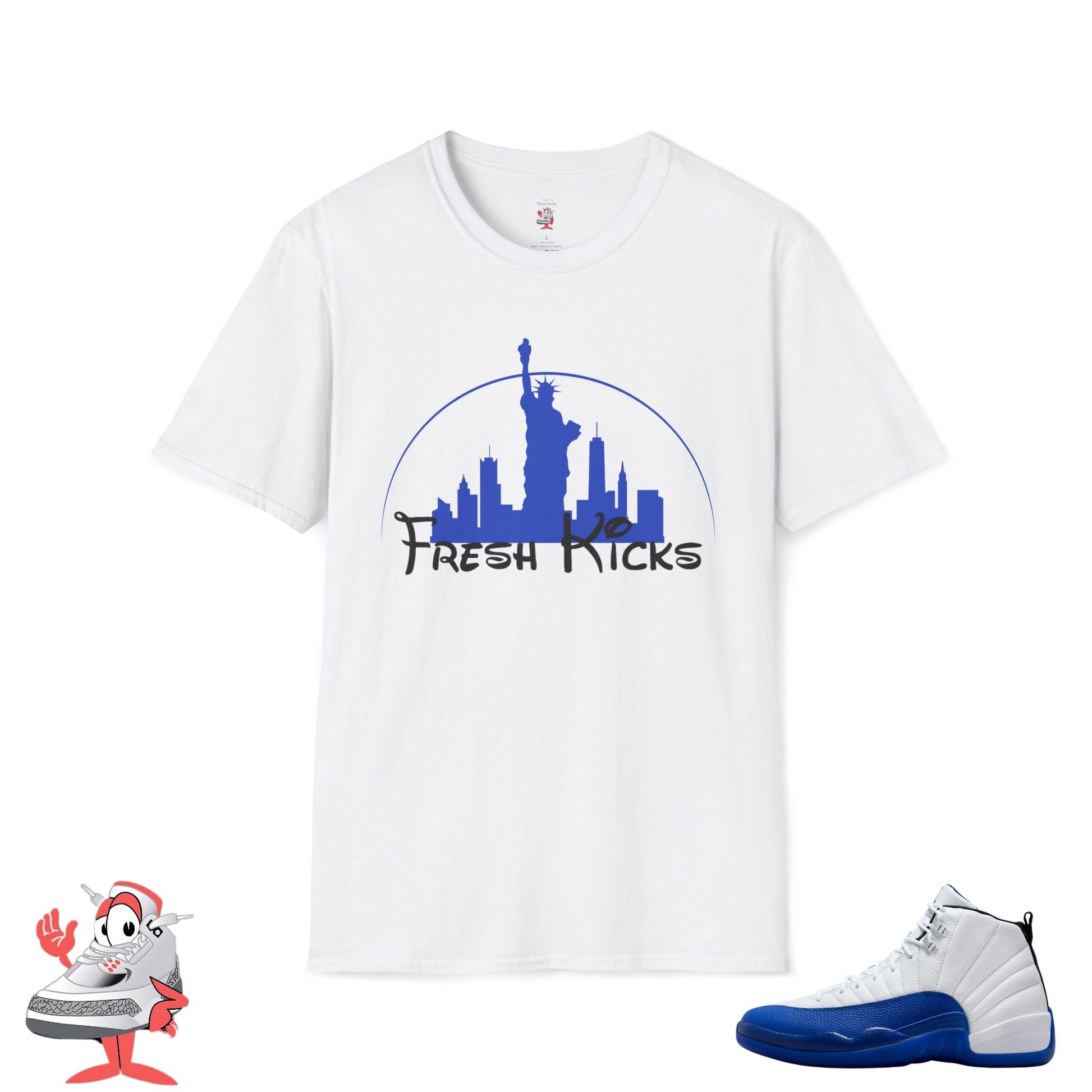 Retro 12 Blueberry Sport Royal Jordan Basketball Tee Vintage T-Shirt Unisex XII