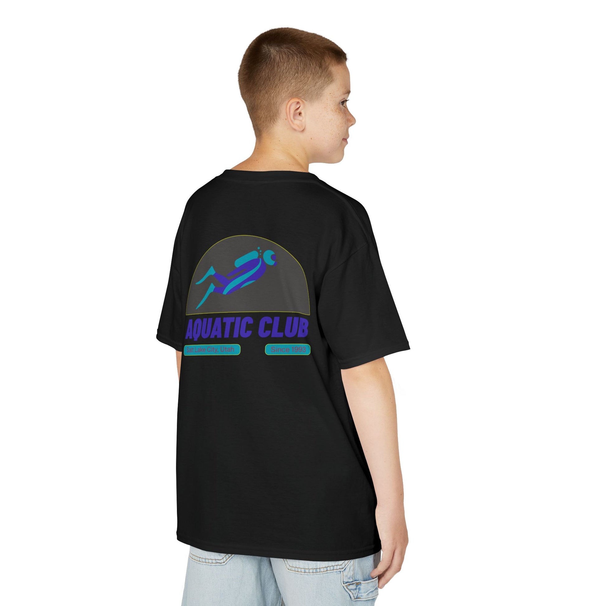 Kids Matching Shirt For Nike Air Jordan Retro 8 Aqua Black Purple Sneaker Match