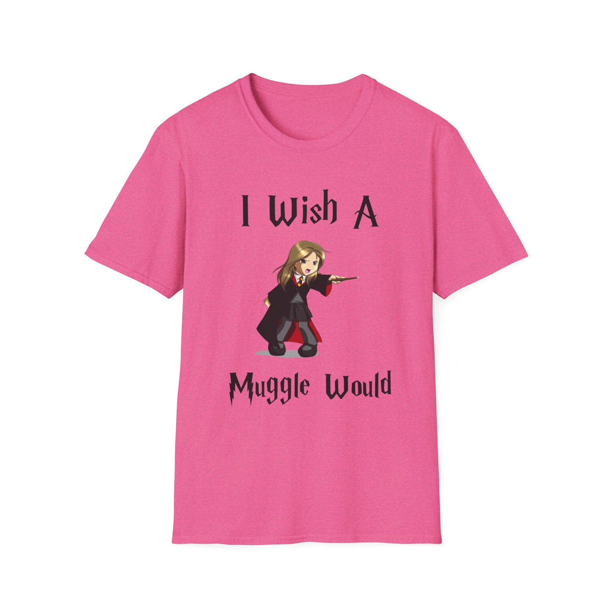 I Wish A Muggle Would Harry Potter Wizarding World T-Shirt Tee Unisex Shirt Soft