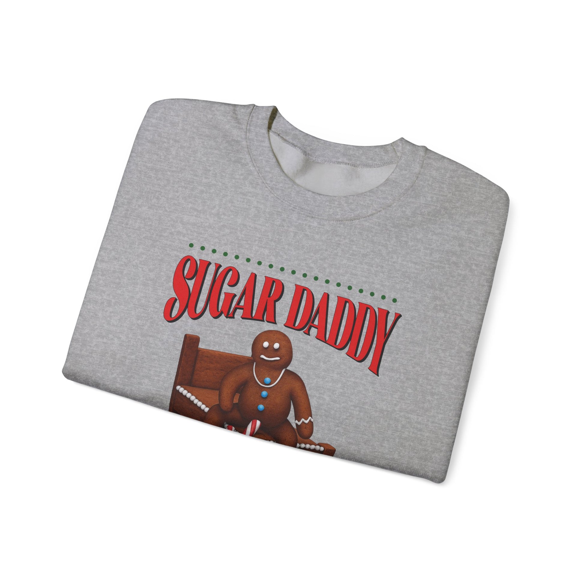 Funny Sugar Daddy Gingerbread Christmas Sweater Holiday Crewneck Sweatshirt