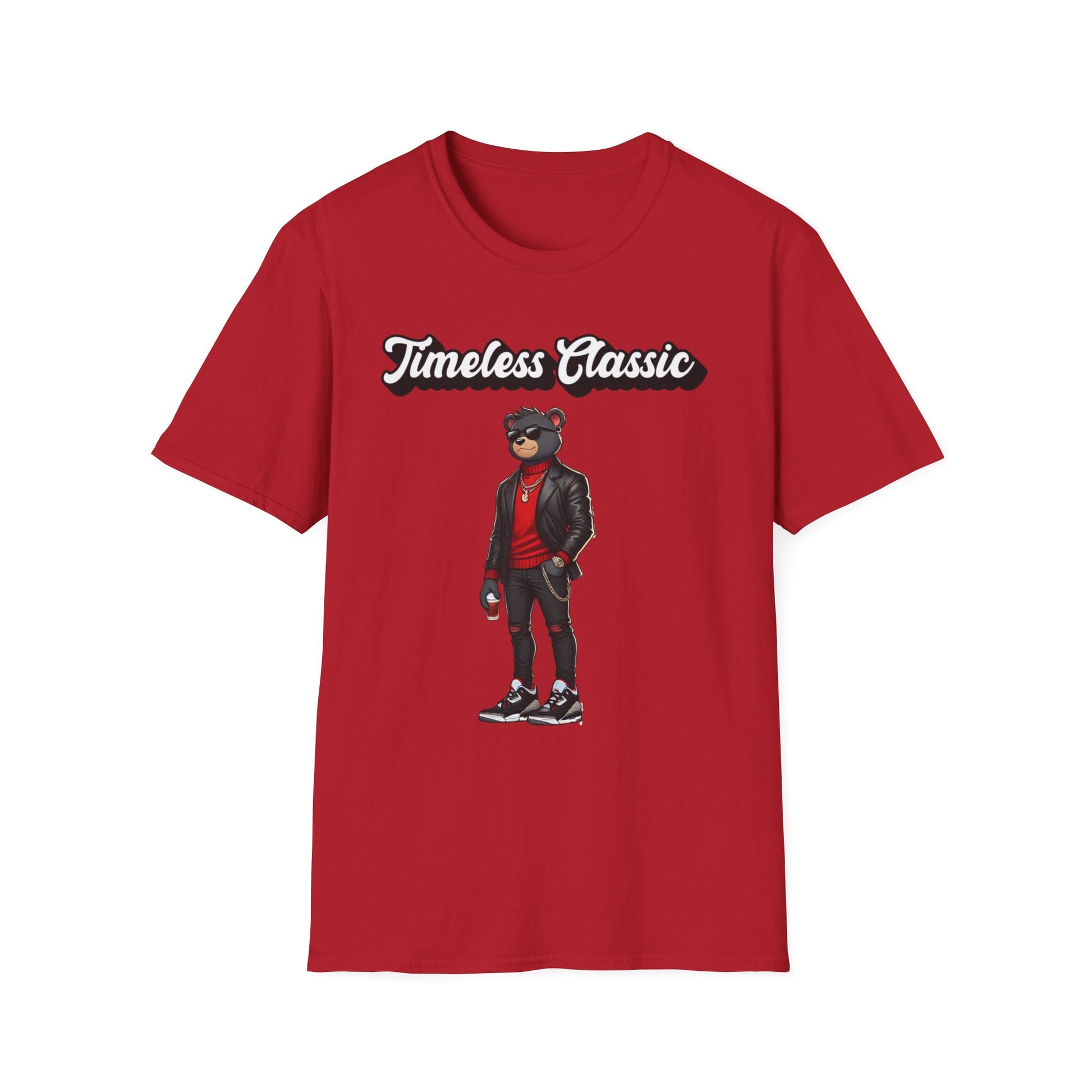 Retro 3 Black Cement Graphic T-Shirt Jordan Streetwear Sneaker Tee Unisex Bear
