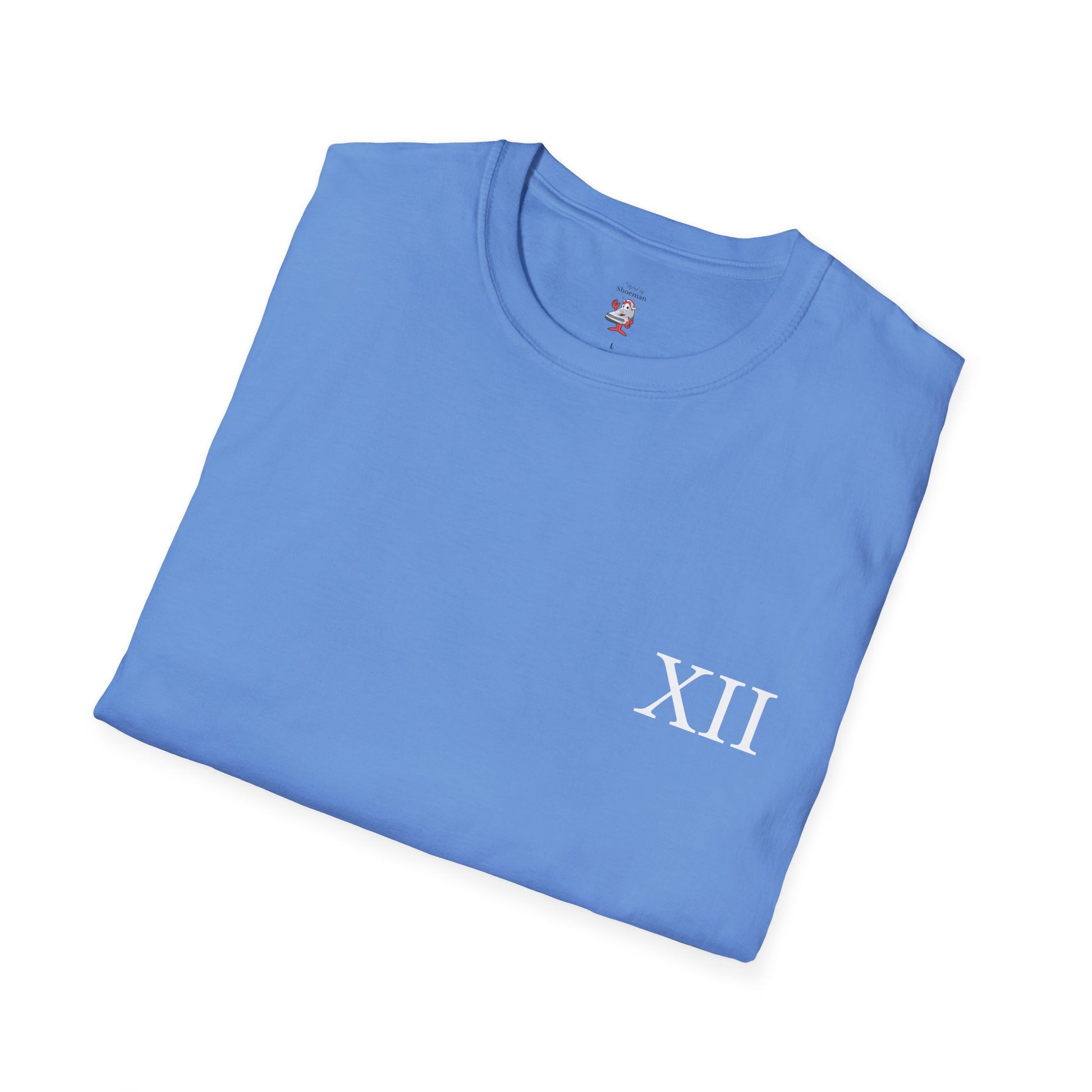 Matching Shirt For Air Jordan Retro 12 Melo White University Blue Sneaker Match