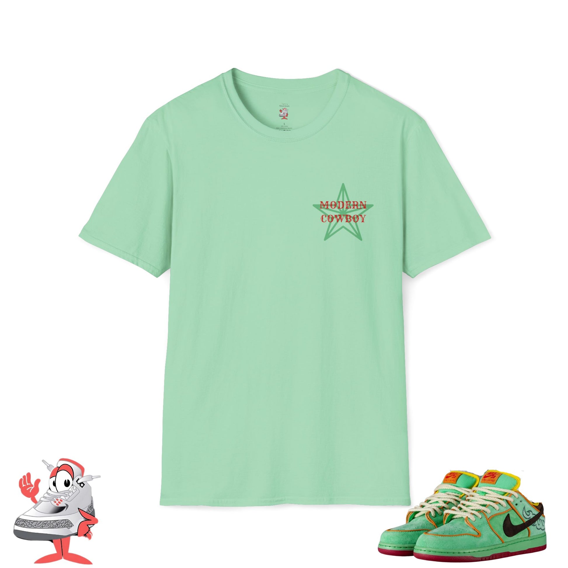 Matching Tee Nike SB Dunk Low Modern Cowboy Shirt Black History Month Skateboard