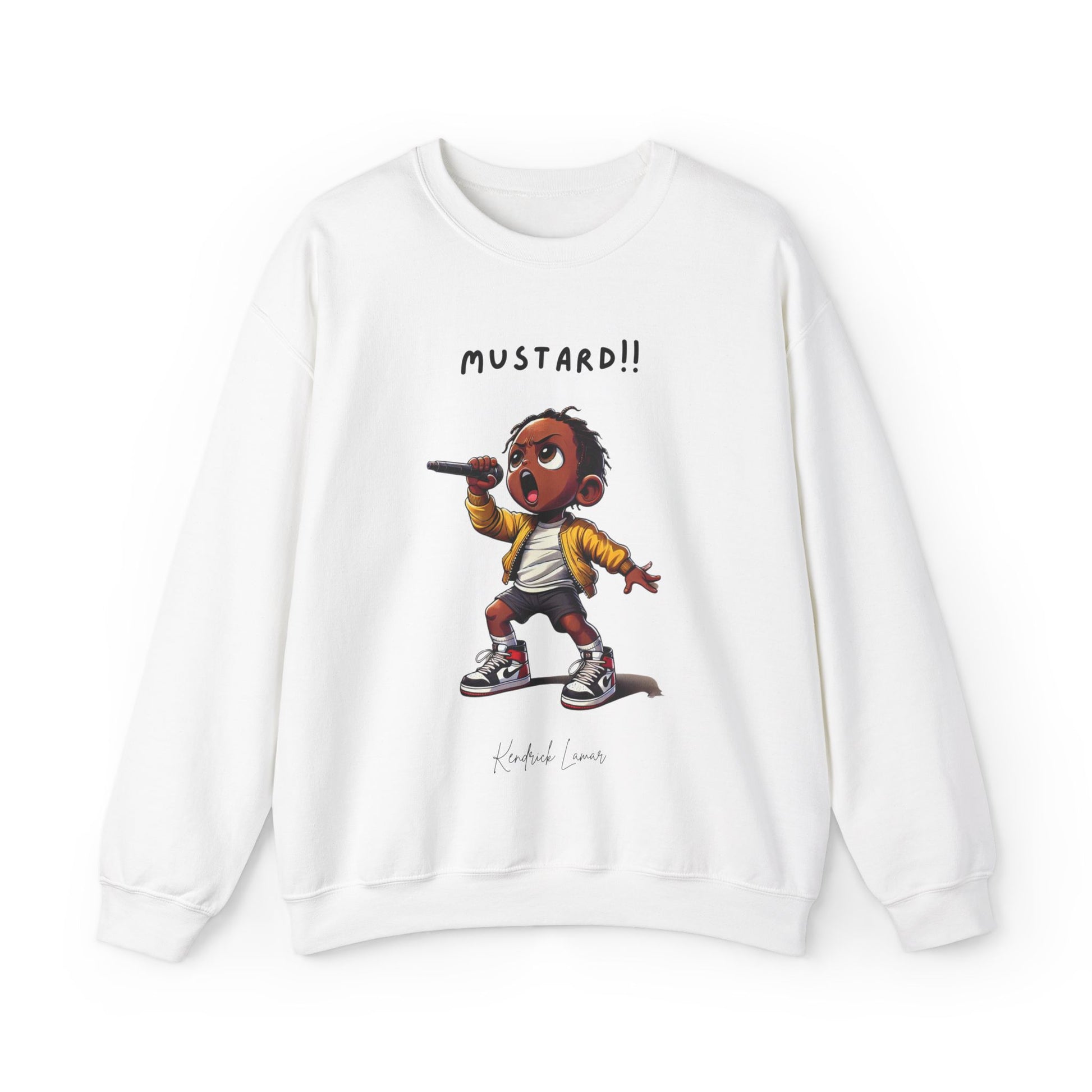 Kendrick Lamar Mustard Crewneck Sweater Not Like Us Hip Hop For Fans Merch Drake