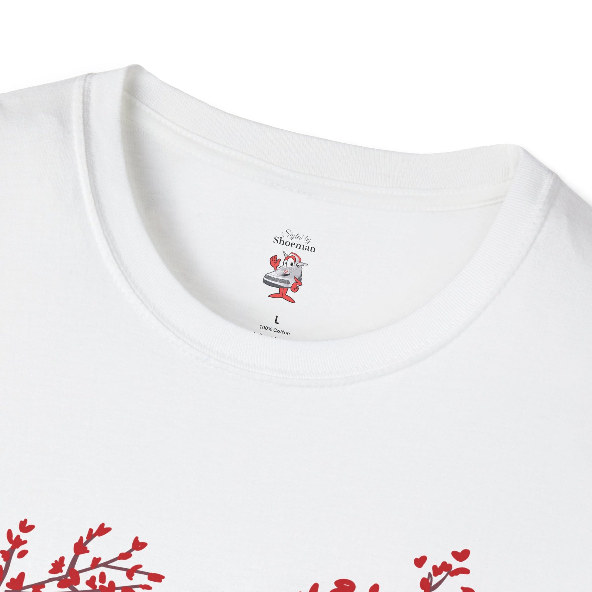 Nike Air Force One Layers Of Love Matching Shirt Valentines Day Heart Tee Red