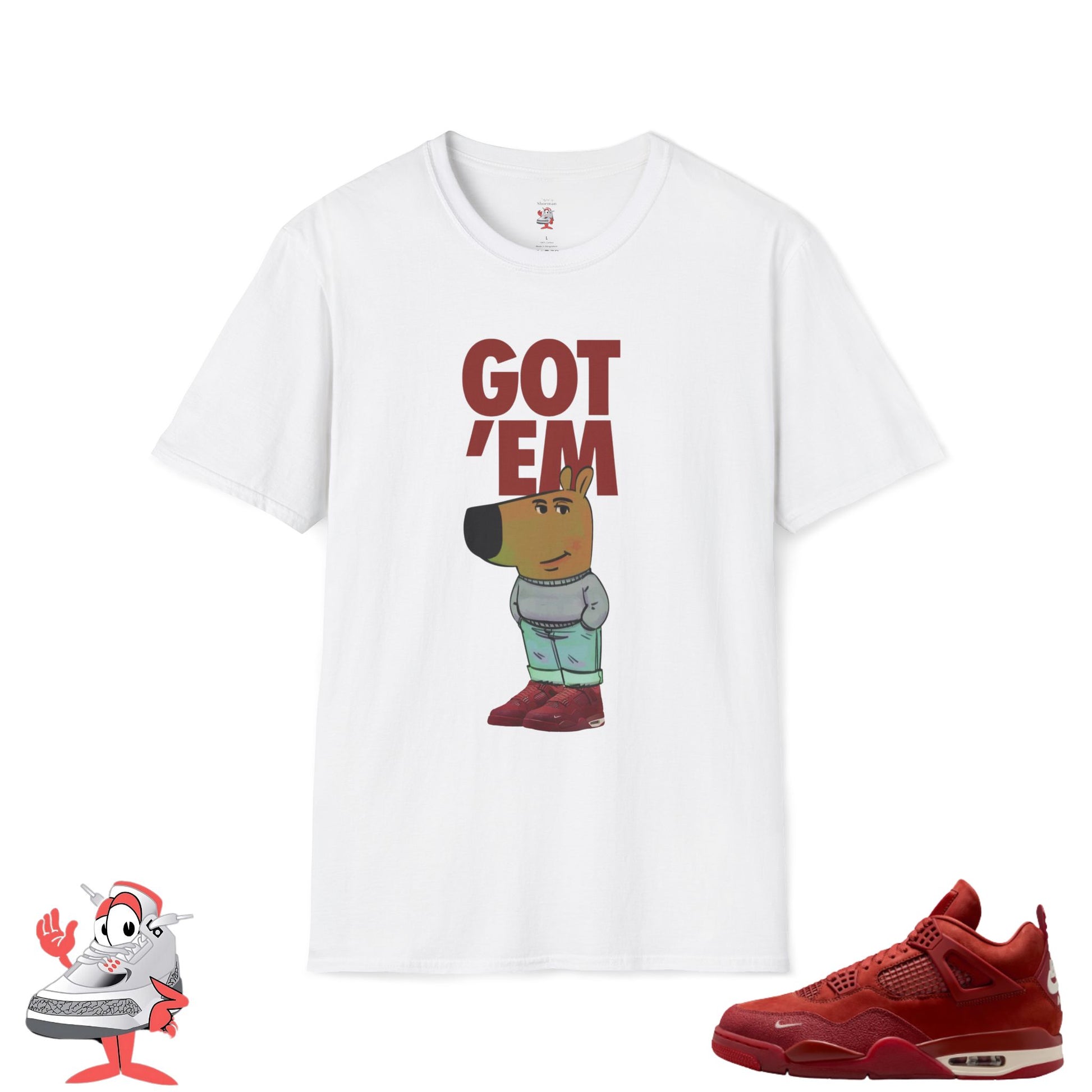 Matching Shirt for Nigel Sylvester x Air Jordan 4 Brick by Brick T-Shirt Got Em