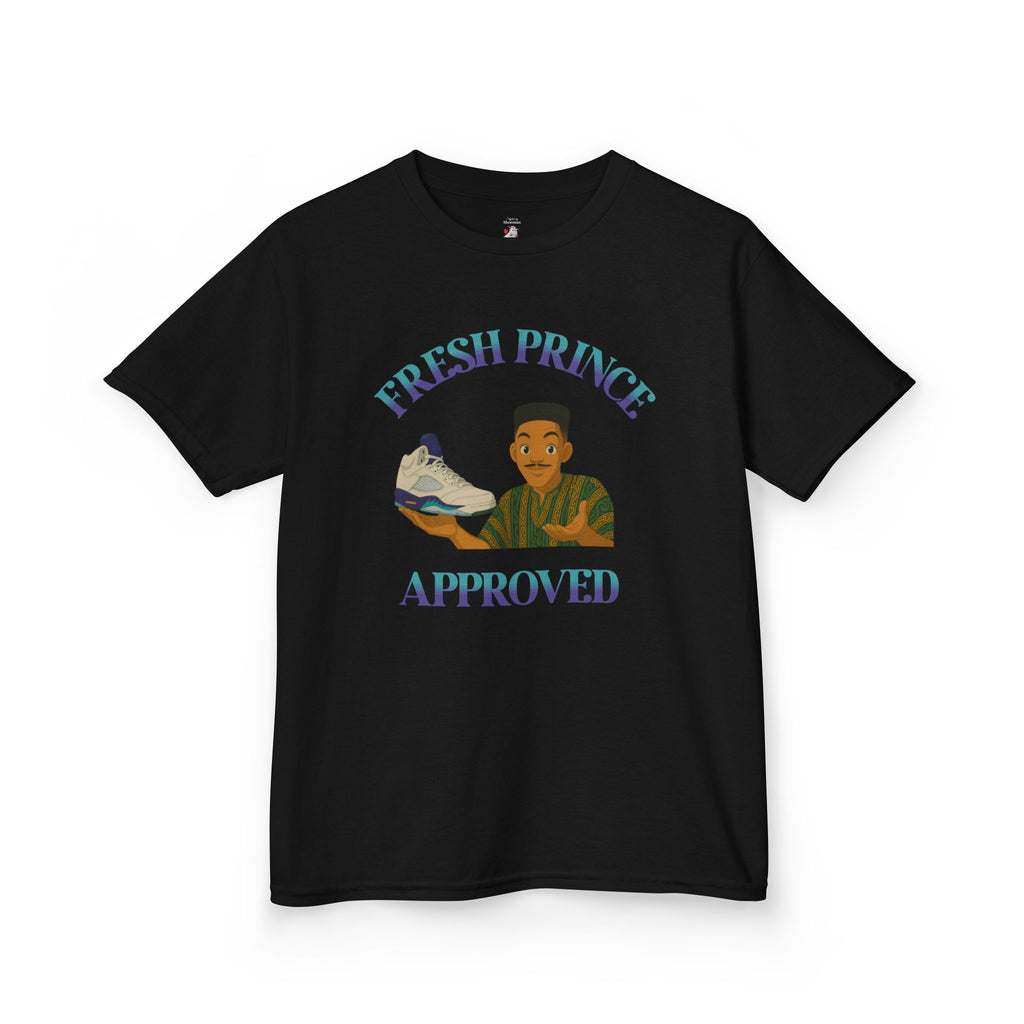 Kids Matching Shirt For Air Jordan Retro 5 Grape Sneaker Match Tee Fresh Prince