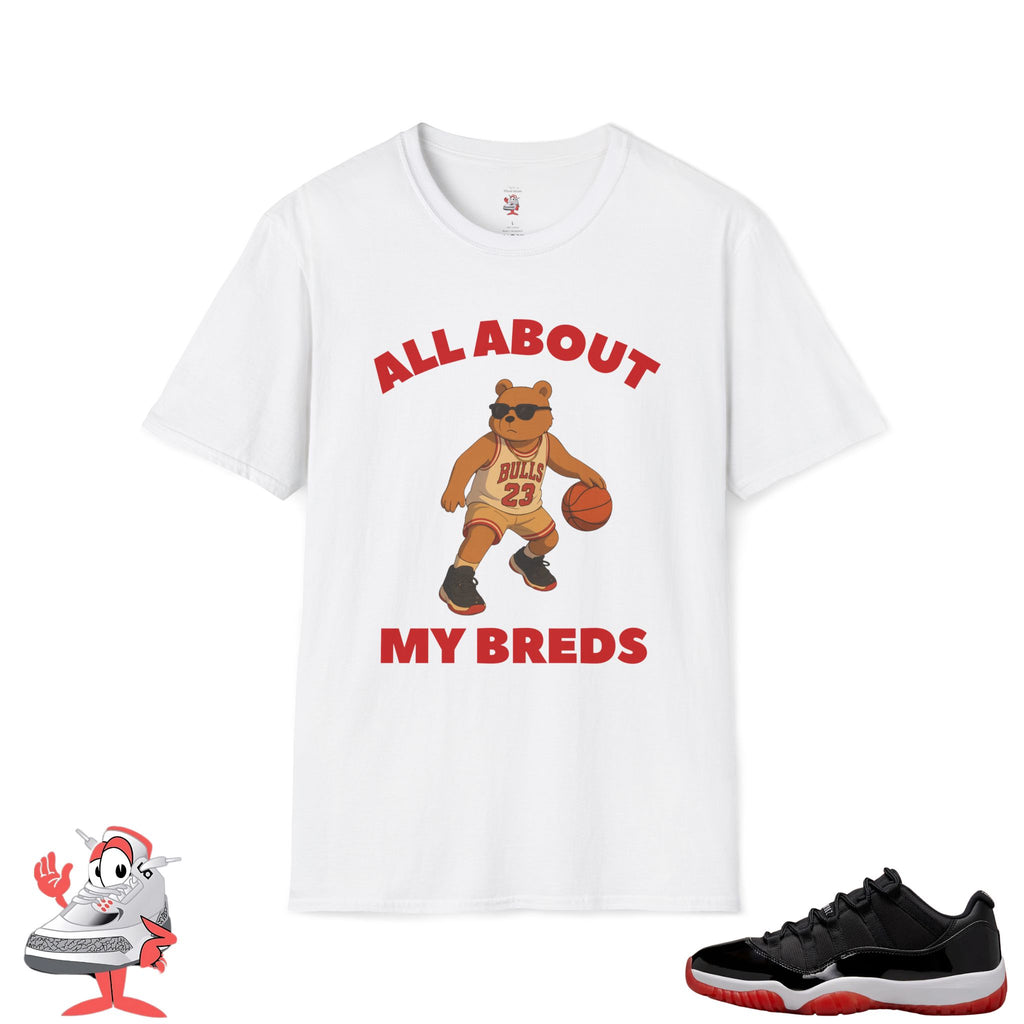 Matching Shirt For Air Jordan Retro 11 Low Bred Sneakers Playoff XI Tee Match