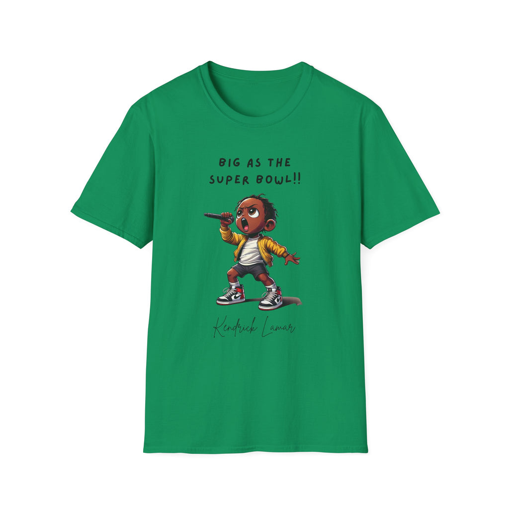 Kendrick Lamar Big As The Super Bowl Halftime Show Tee Hip Hop Graphic Shirt