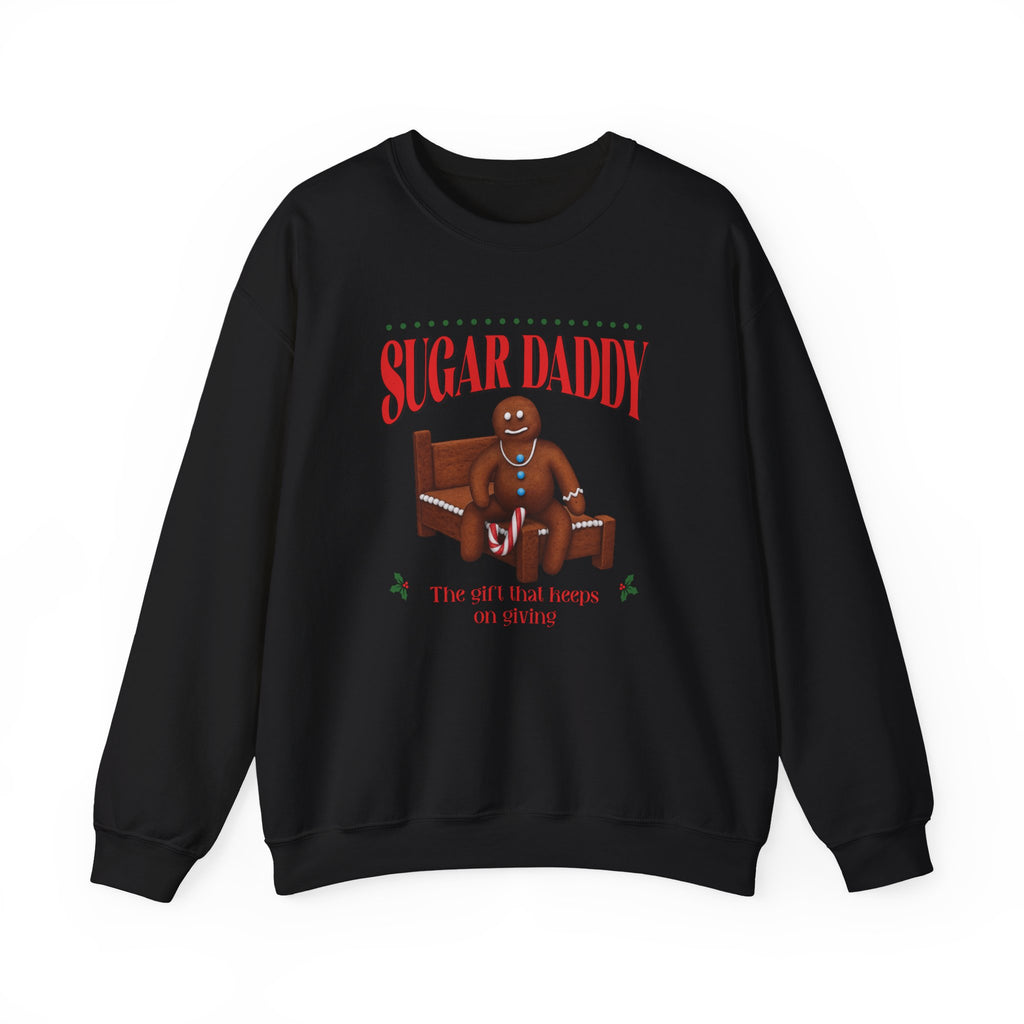 Funny Sugar Daddy Gingerbread Christmas Sweater Holiday Crewneck Sweatshirt