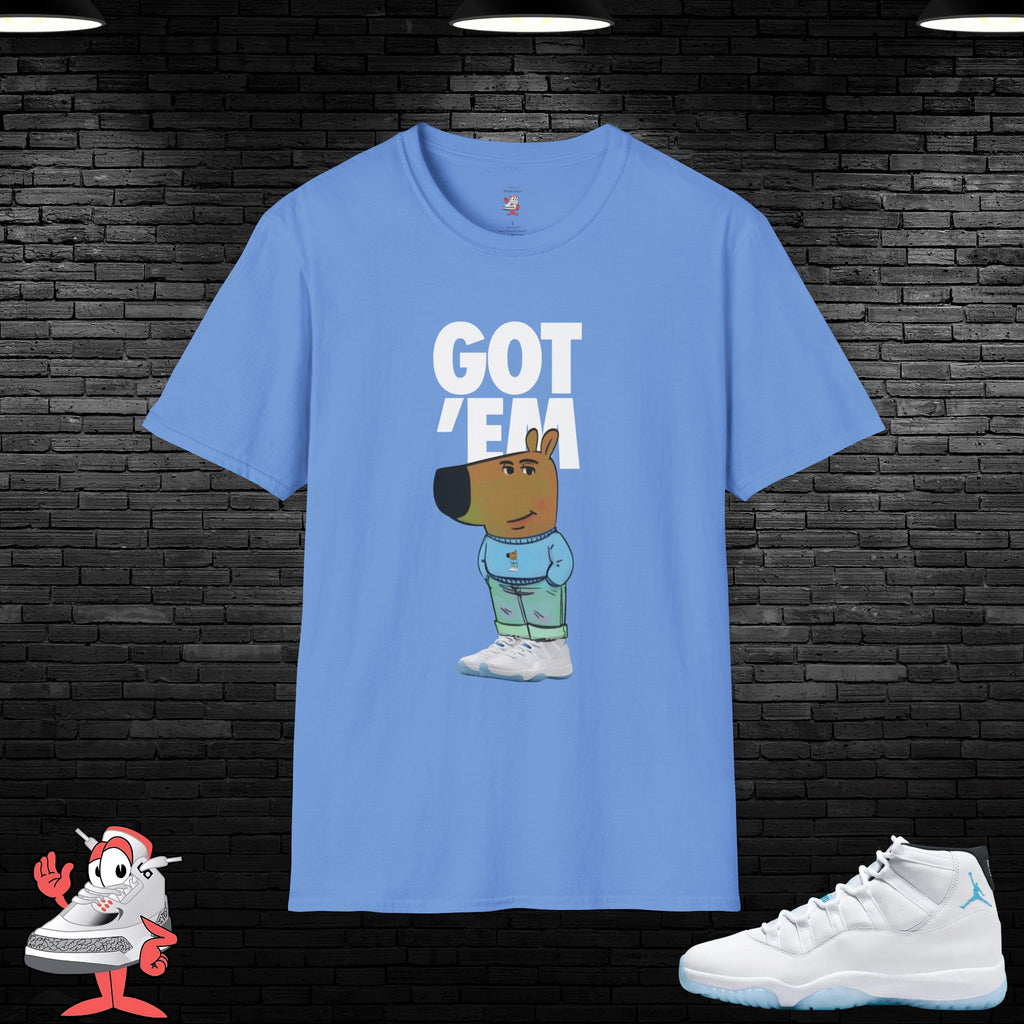 Legend Blue Jordan Retro 11 Matching T-Shirt Tee Chill Guy Unisex Sneaker Tee XI