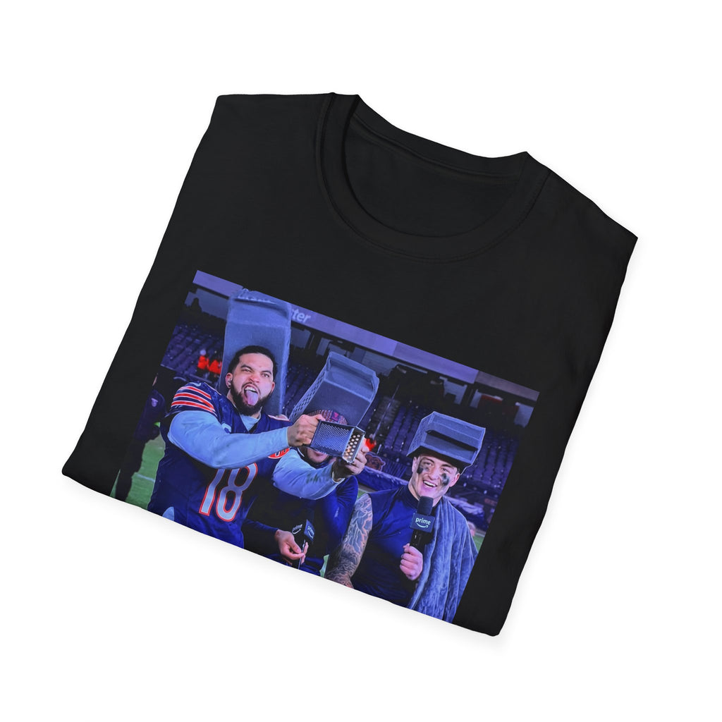 Caleb Williams Cheese Grater Funny Chicago Bears NFL Football Fan T-Shirt