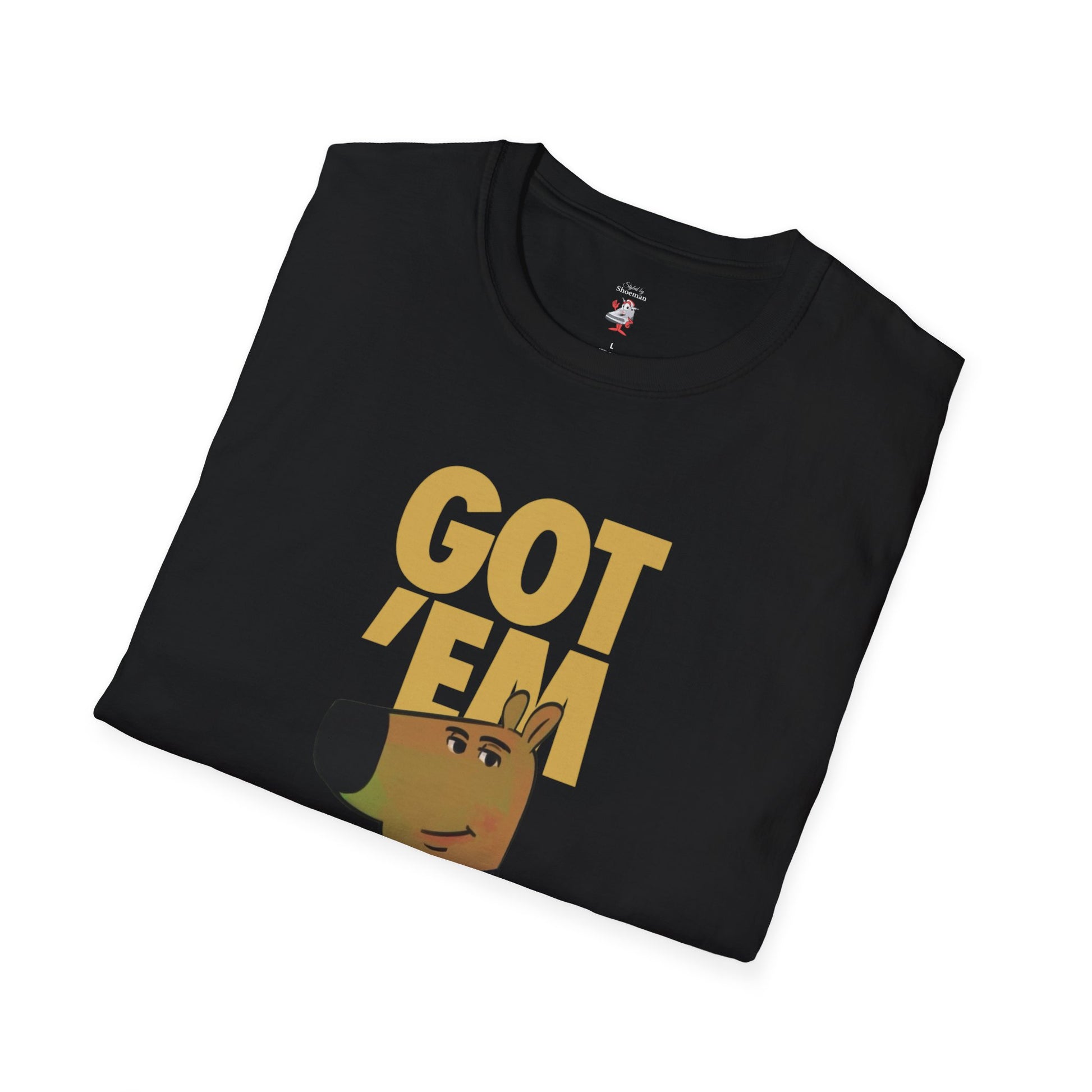 Lebron 22 Mogul Black Gold Matching Shirt Unisex T-Shirt Chill Guy Got Em Shoe