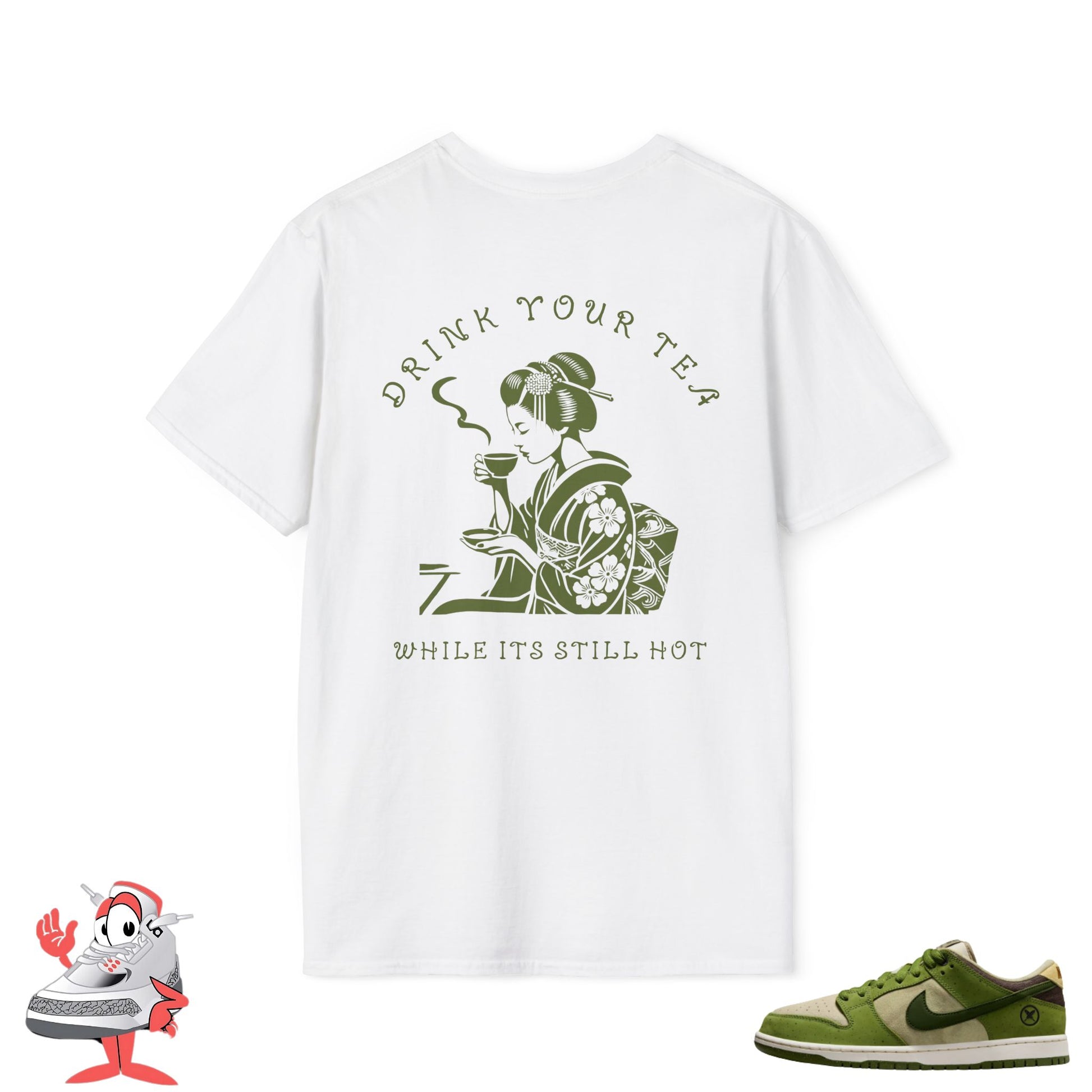 Matching Shirt for Nike SB Dunk Low Matcha Yuto Horigome Drink Your Tea T-Shirt