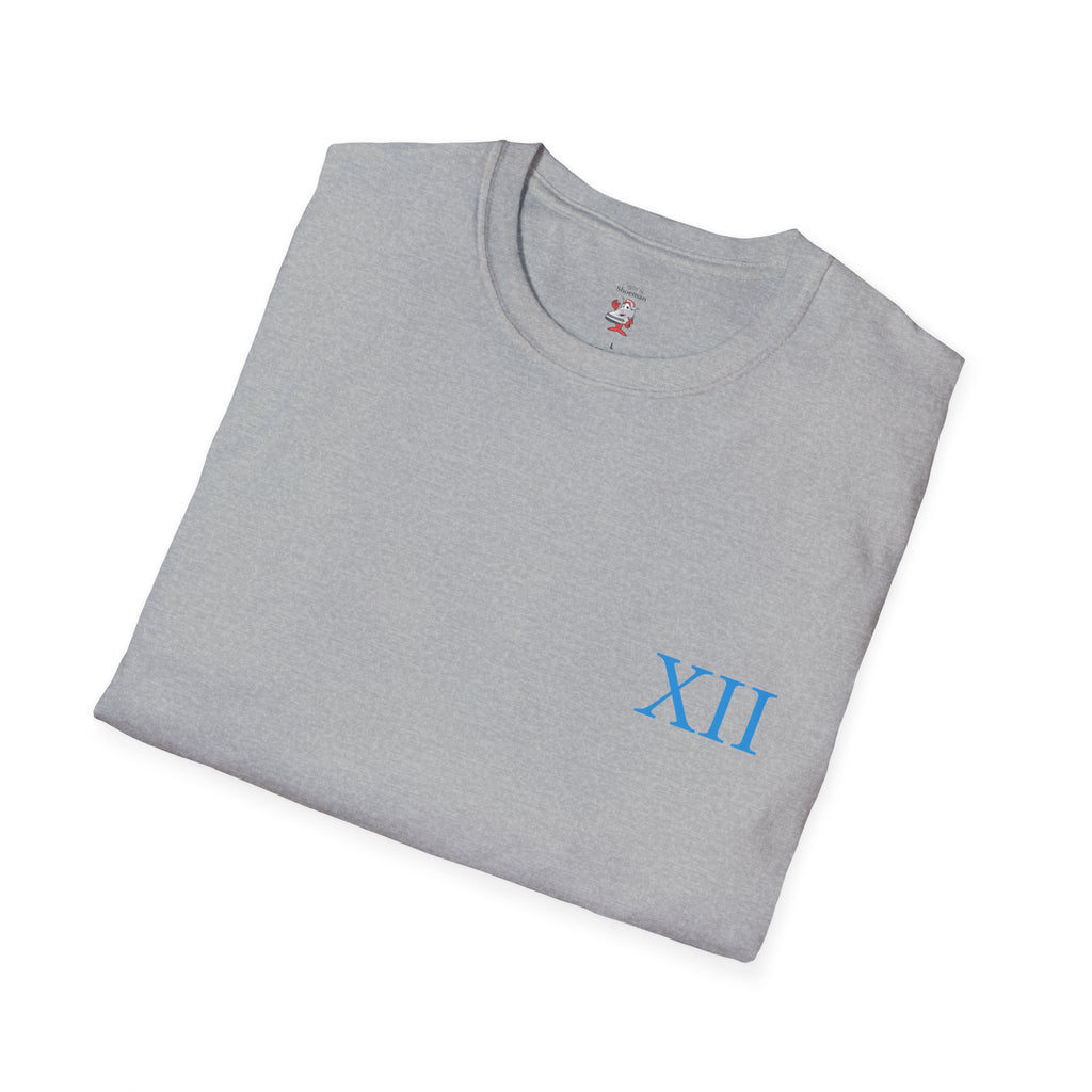 Matching Shirt For Air Jordan Retro 12 Melo White University Blue Sneaker Match
