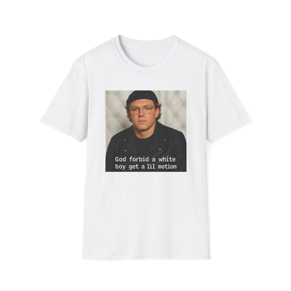 Jaxson Dart God Forbid A White Boy Get A Lil Motion Funny Football Shirt NY