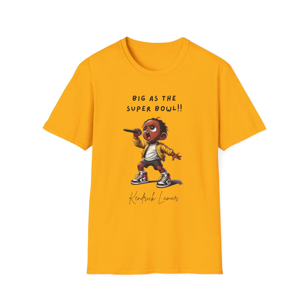 Kendrick Lamar Big As The Super Bowl Halftime Show Tee Hip Hop Graphic Shirt