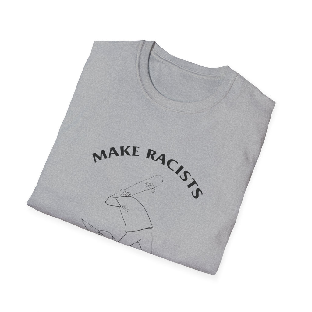 Make Racists Afraid Again Anti-Racism Tee Unisex Graphic Shirt Activist Clothing
