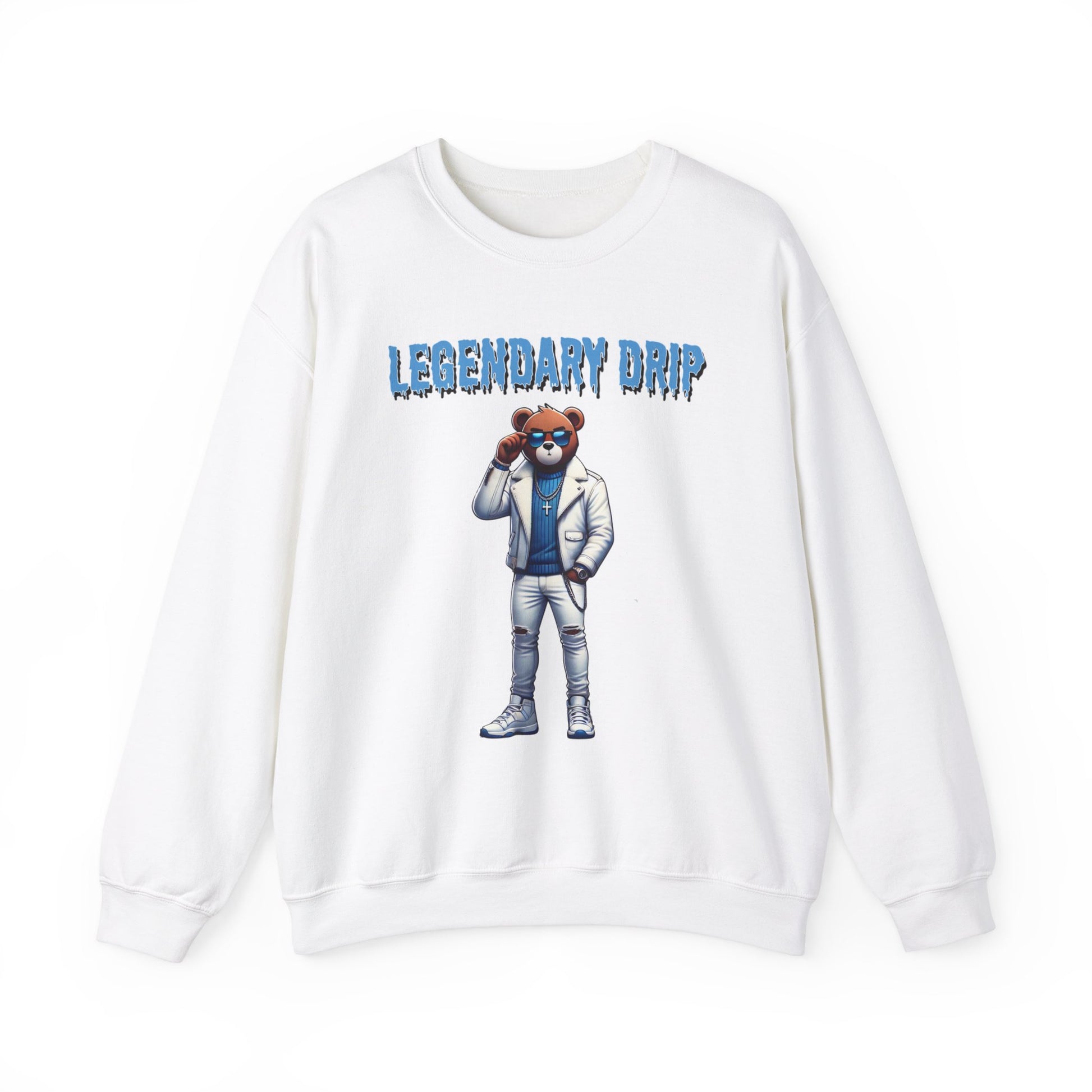 Retro 11 Jordan Legend Blue Sweatshirt, Unisex Crewneck Jumper Pullover Sweater