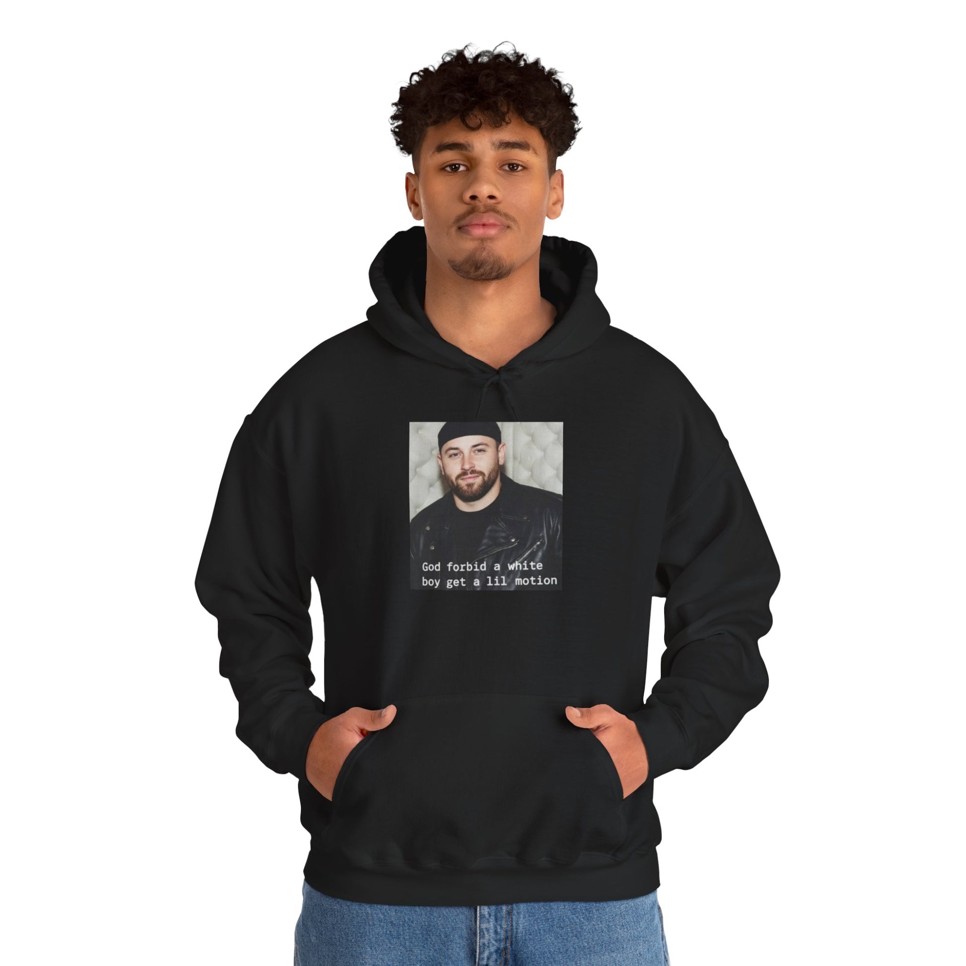 Baker Mayfield God Forbid A White Boy Get A Lil Motion Funny Football Hoodie