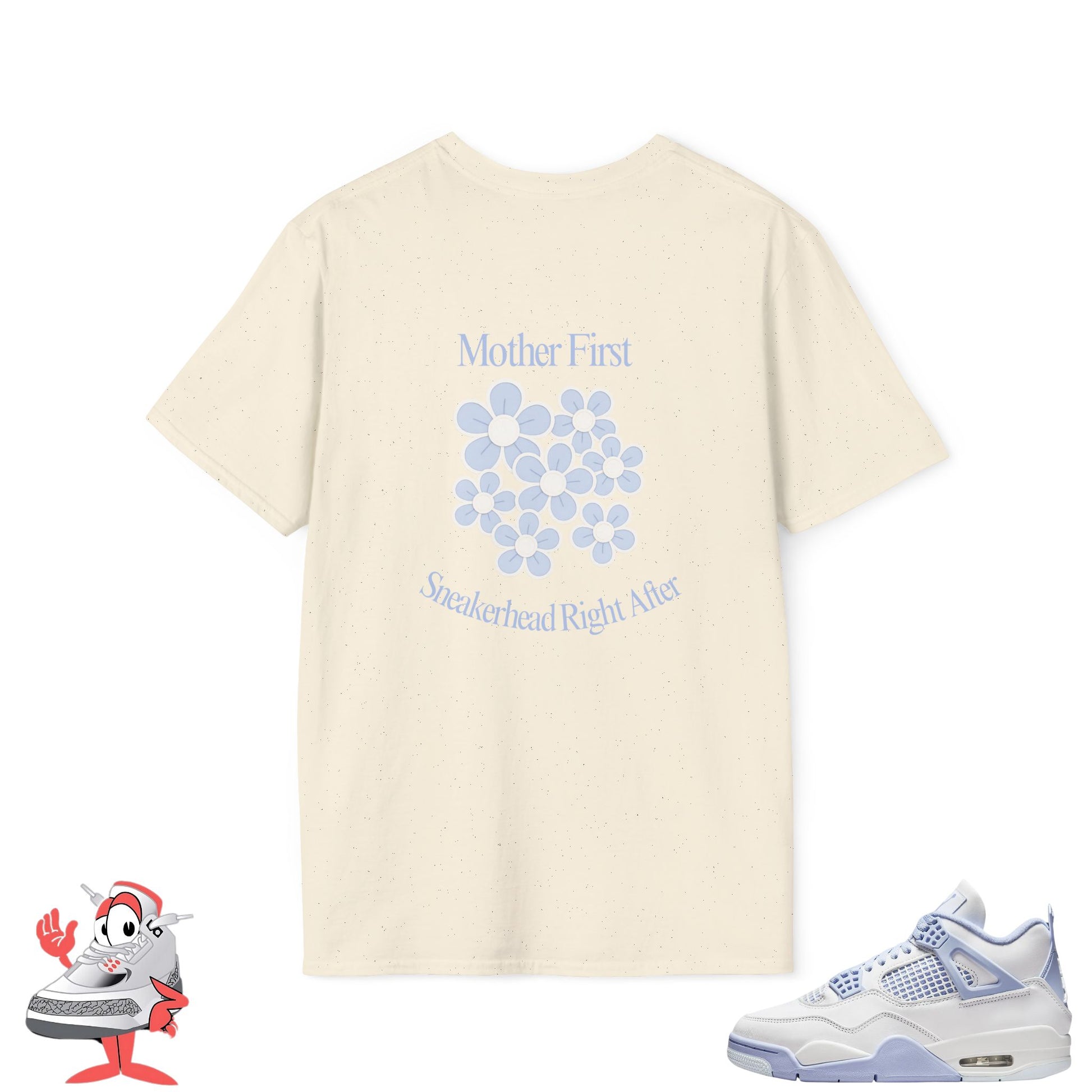 Matching Shirt For Air Jordan Retro 4 Forget Me Not Sneakers Mothers Day Shoe