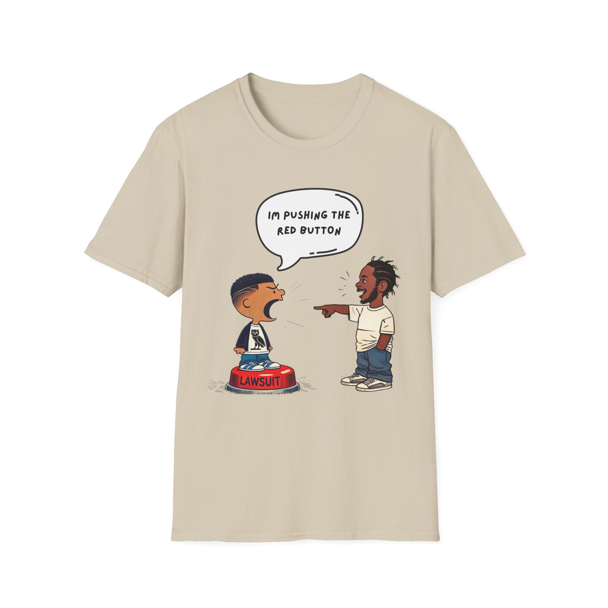 Kendrick Lamar Drake Graphic T-Shirt Hip Hop Tee Shirt Merch Not Like Streetwear