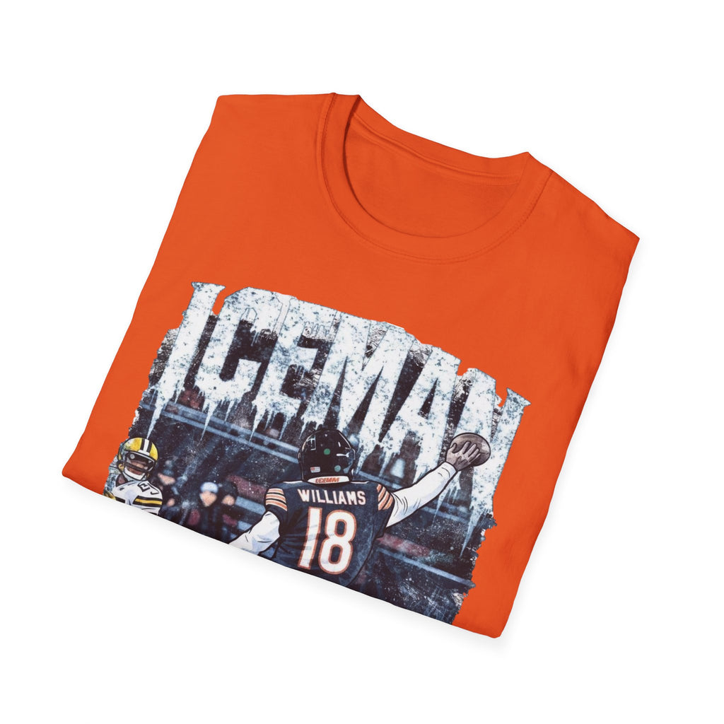 Caleb Williams Iceman Chicago Bears Football Fan T-Shirt Viral Playoff NFL Tee
