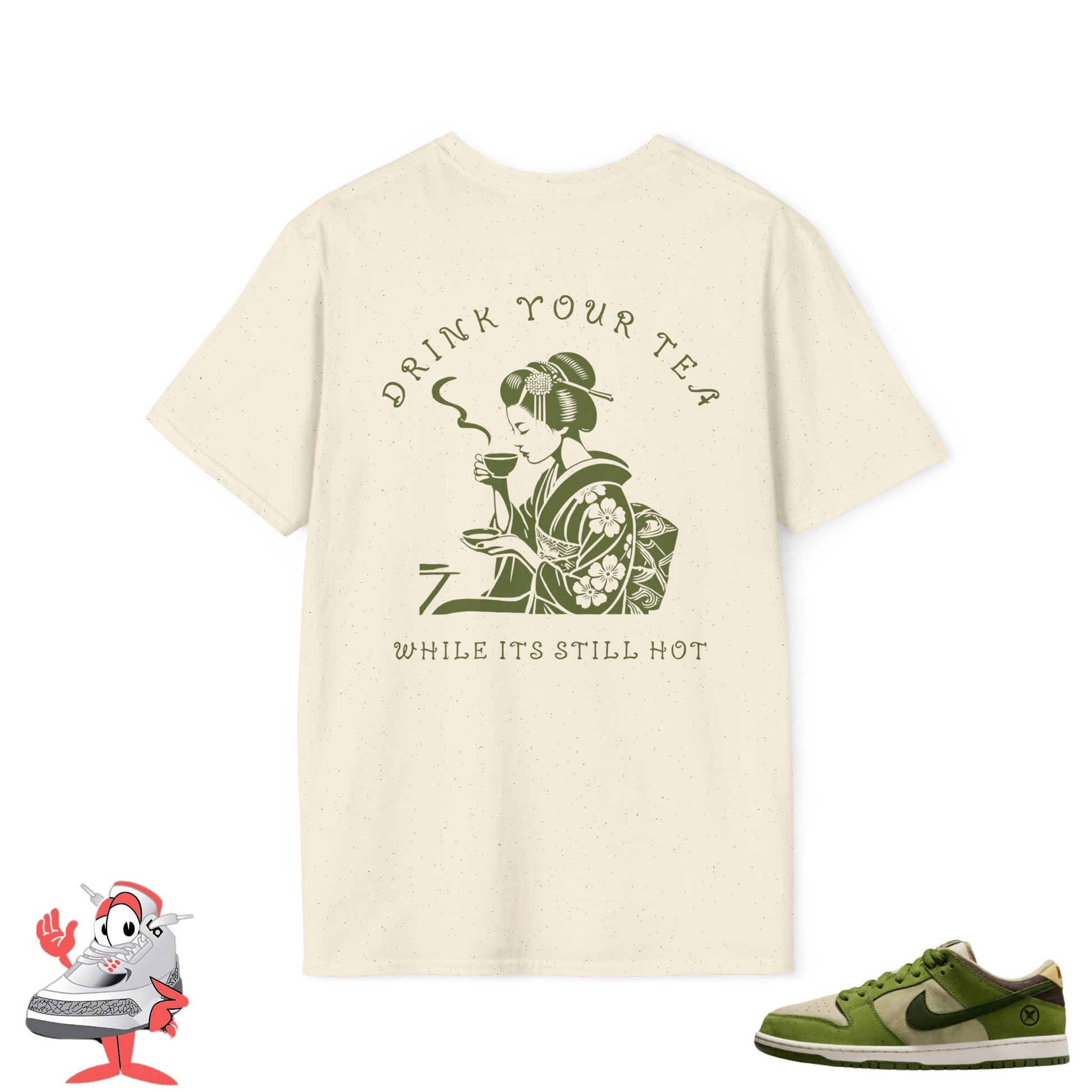Matching Shirt for Nike SB Dunk Low Matcha Yuto Horigome Drink Your Tea T-Shirt